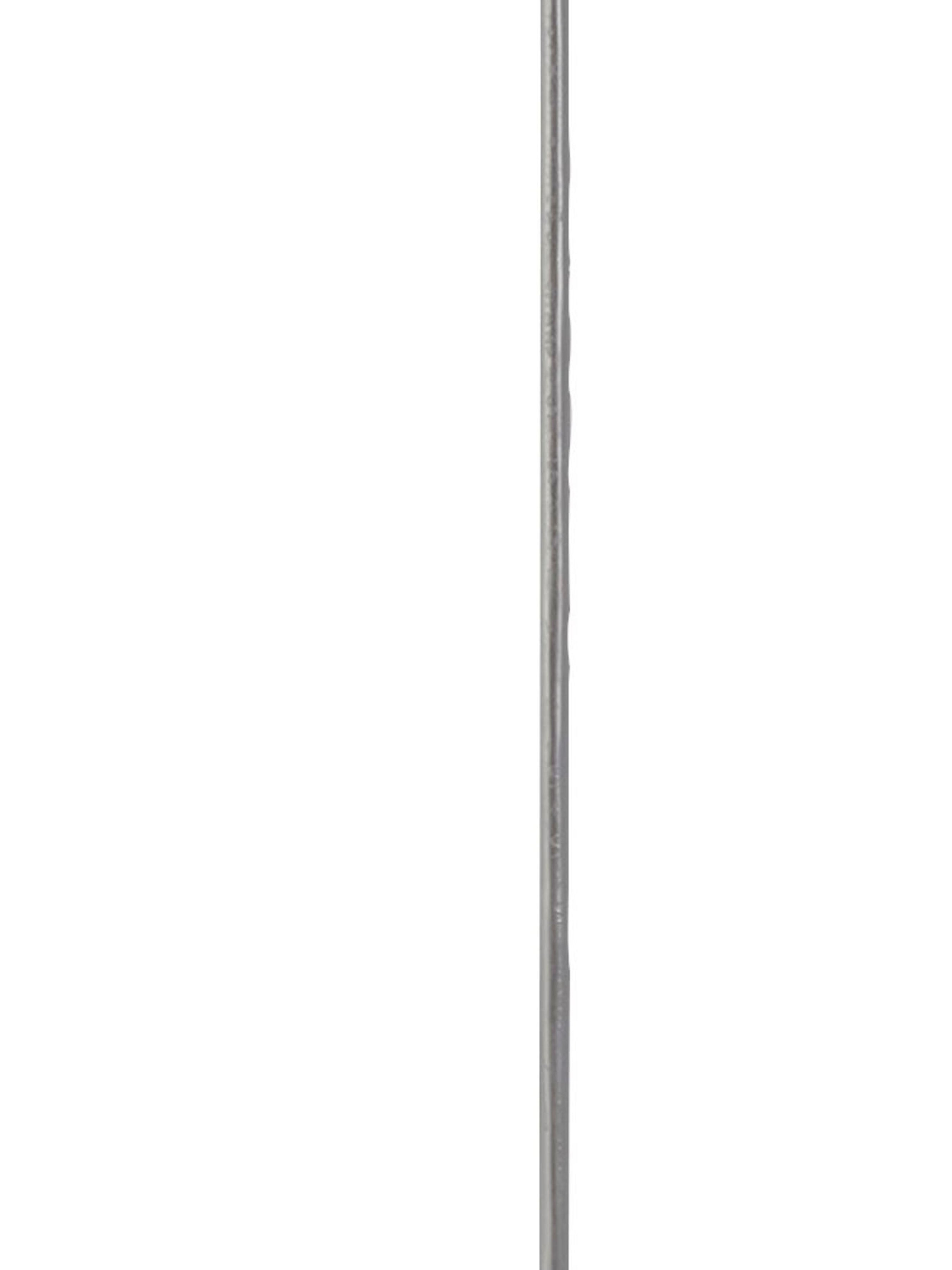 Searchlight Pendant 3 Light Bar, Satin Silver With Clear Glass