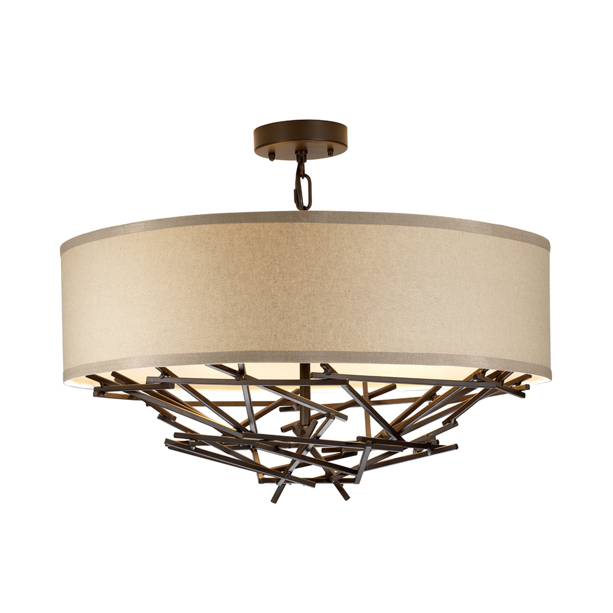 Elstead Taiko 4 Light Pendant - Olde Bronze