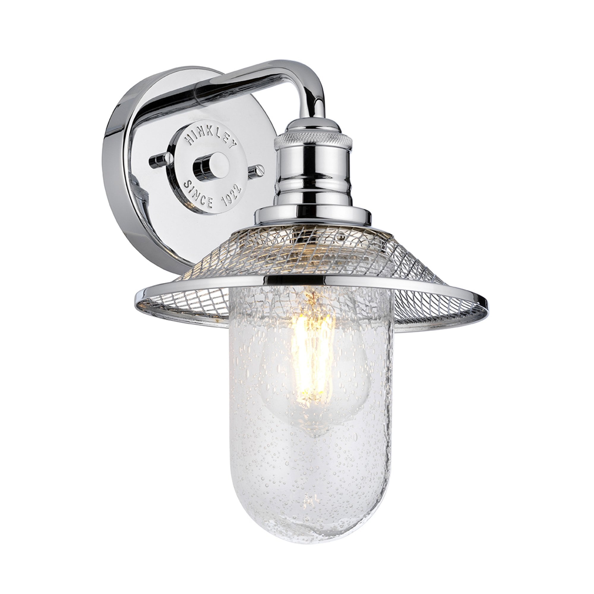 Quintiesse Rigby Single Bathroom Wall Light - Polished Chrome