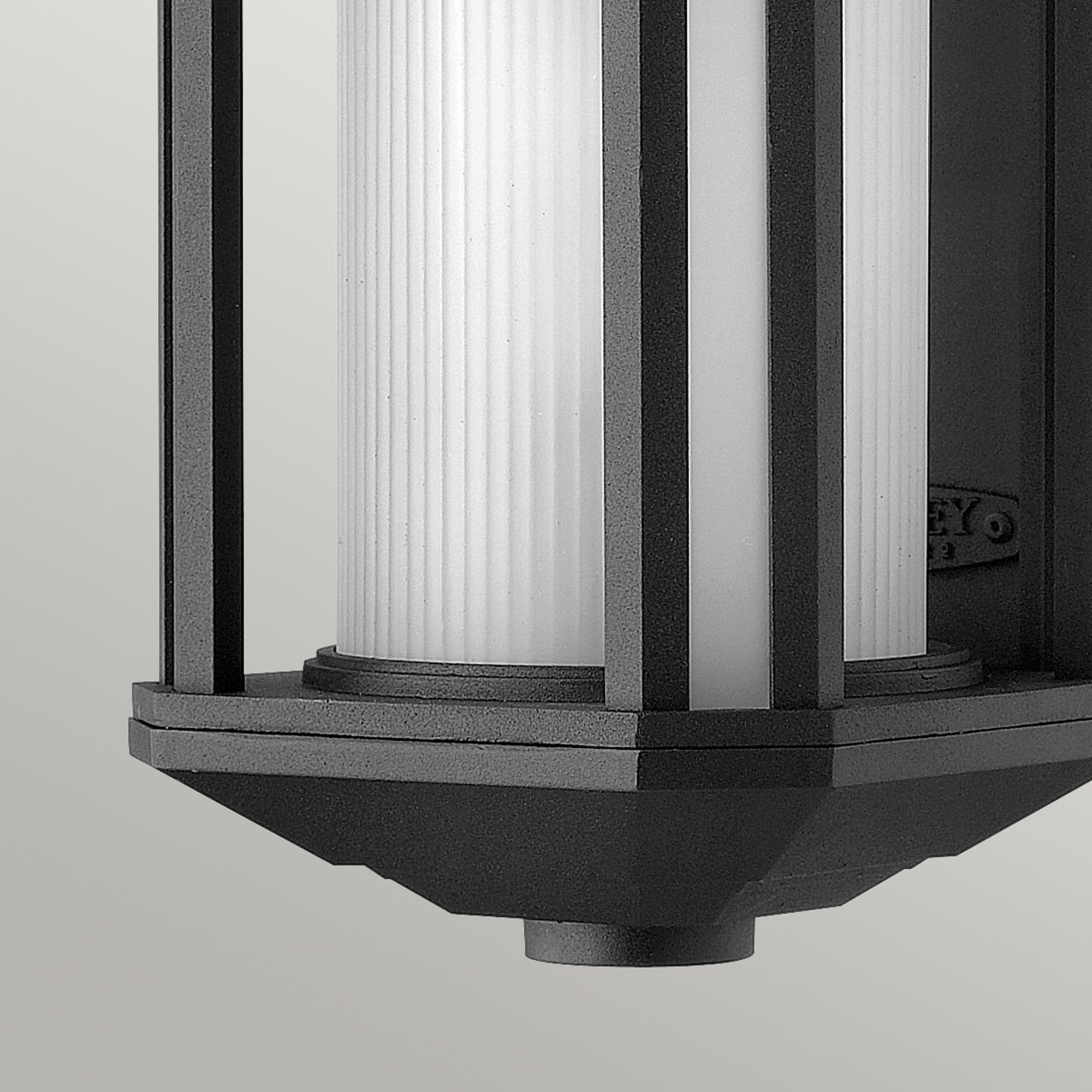 Quintiesse Castelle Single Small Wall Lantern - Black