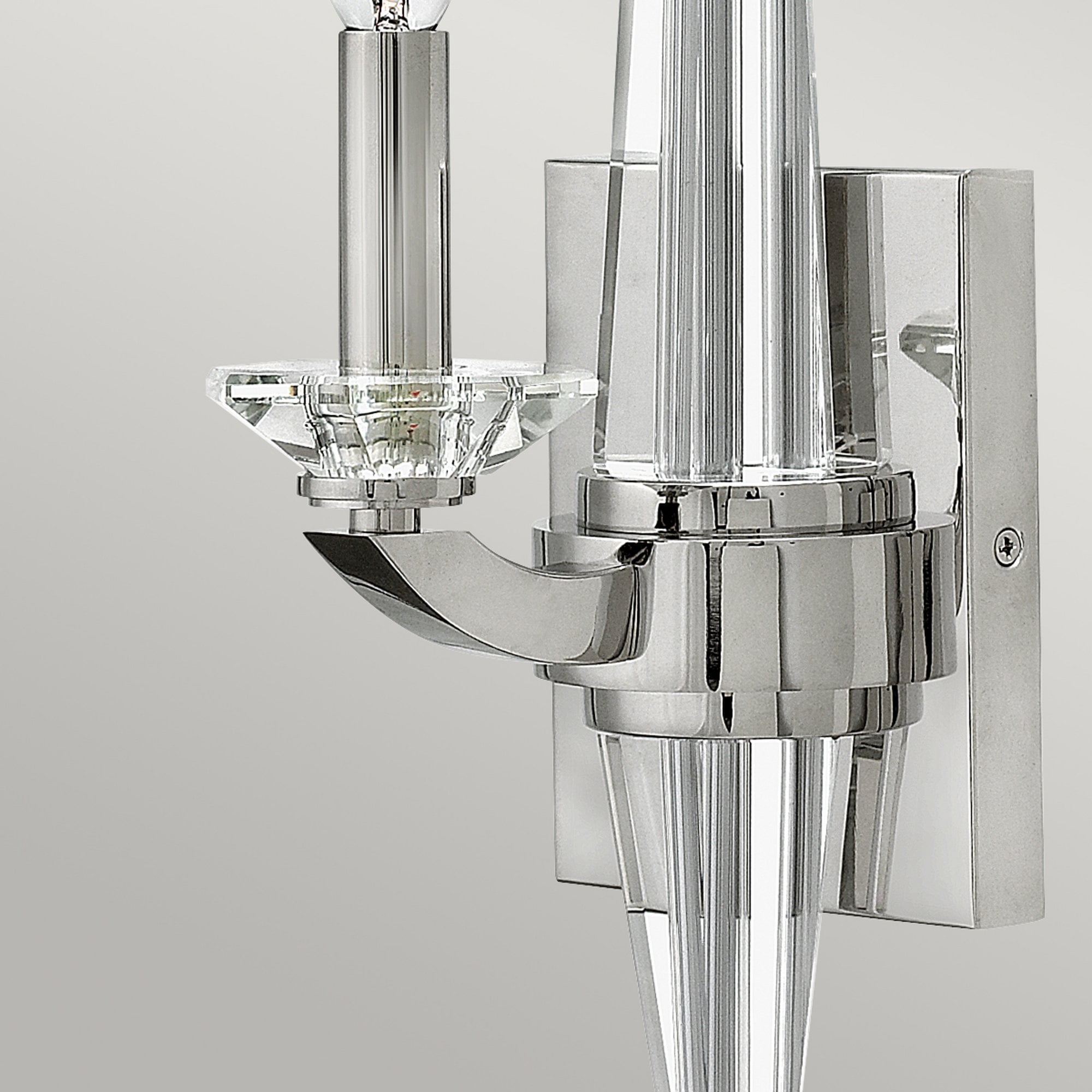 Quintiesse Ascher Single Wall Light - Polished Nickel
