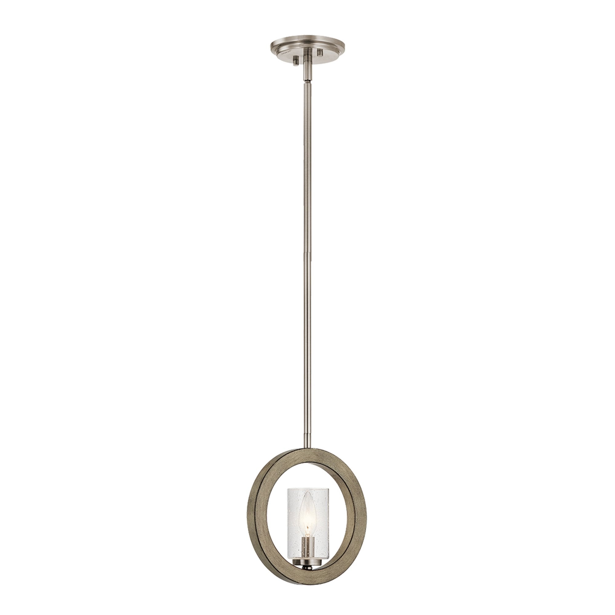 Kichler Grand Bank Wall Light / Mini-Pendant / Semi-Flush - Distressed Antique Grey