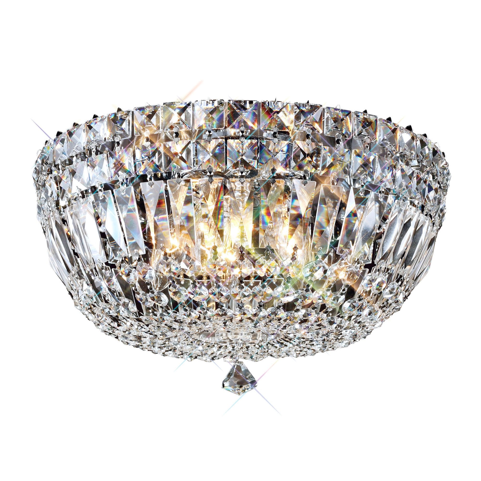Diyas IL31480 Georgina Ceiling 3 Light Polished Chrome/Crystal