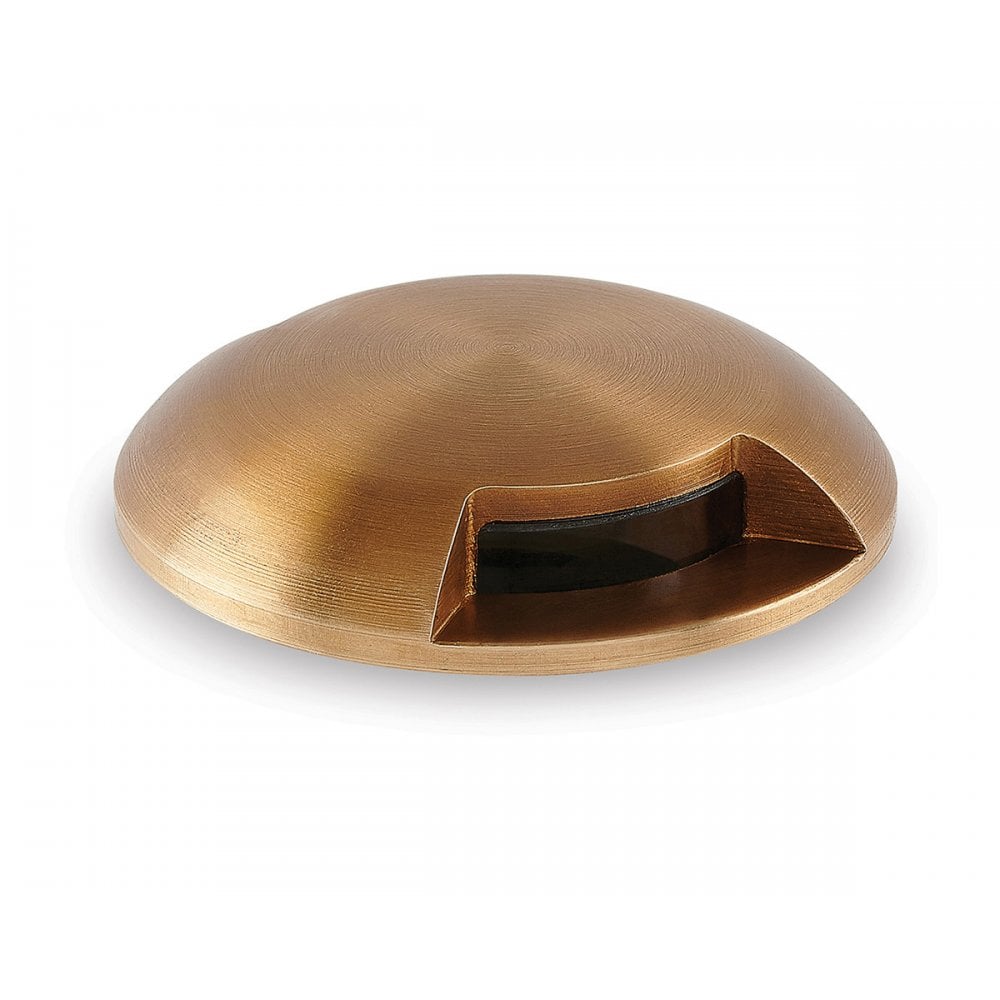 Collingwood GL100 1W Mini LED Ground Light - Antique Brass - 2 Facets/2 Directions - Low Voltage