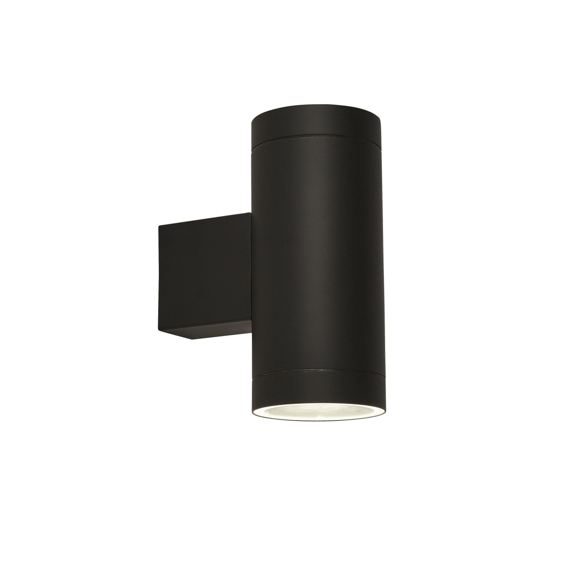 Searchlight Raymond 2 Light Outdoor Light with Dusk Till Dawn Sensor - Black - IP44