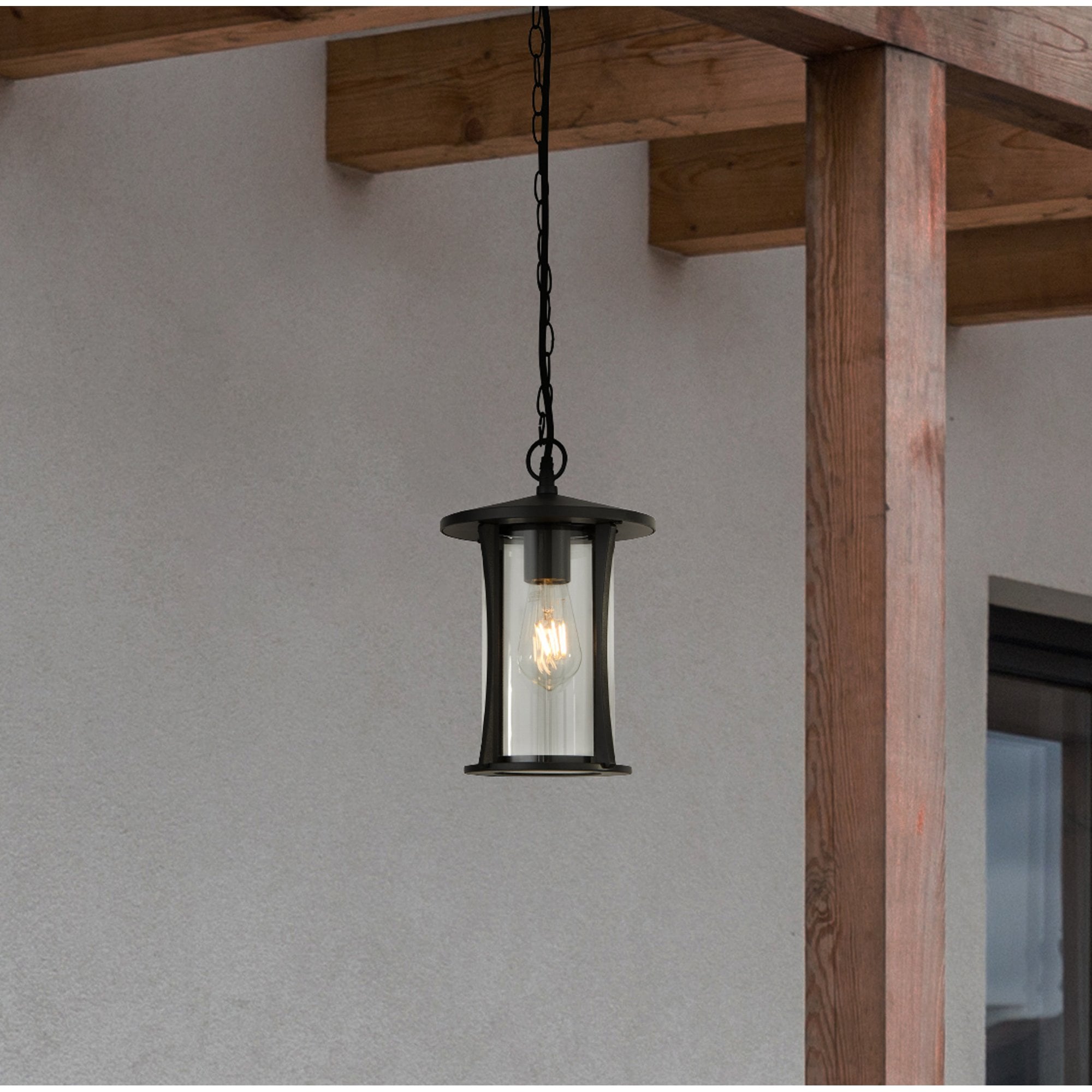 Searchlight Page Outdoor Pendant - Black - IP44