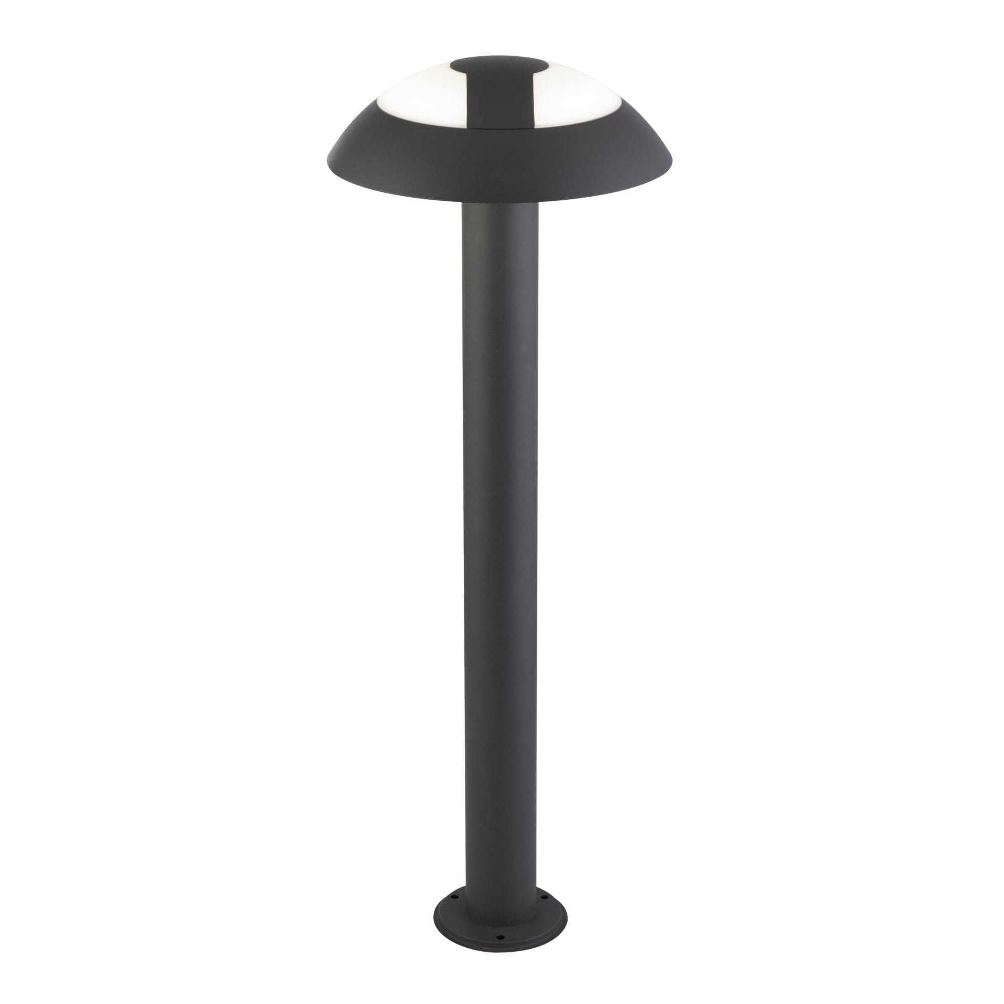 Searchlight Milford 730mm LED Outdoor Post - Dark Grey & Opal Diffuser - IP44