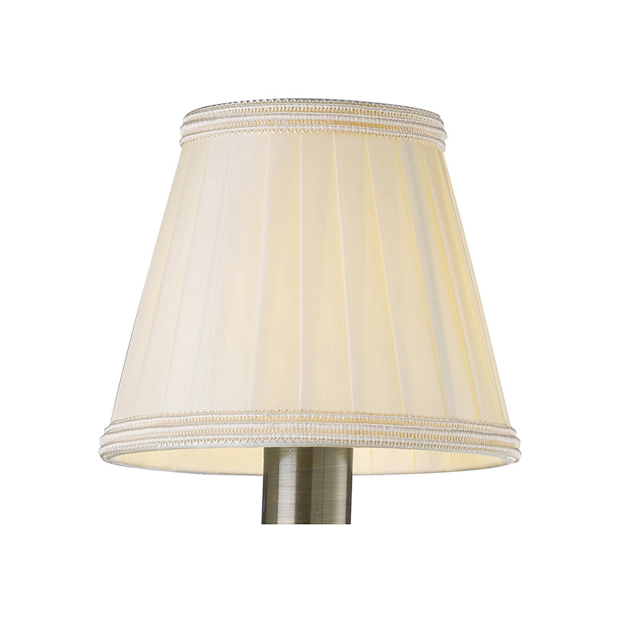 Diyas ILS31228 Willow Clip On Shade - Cream 8/13cm - Shade Only