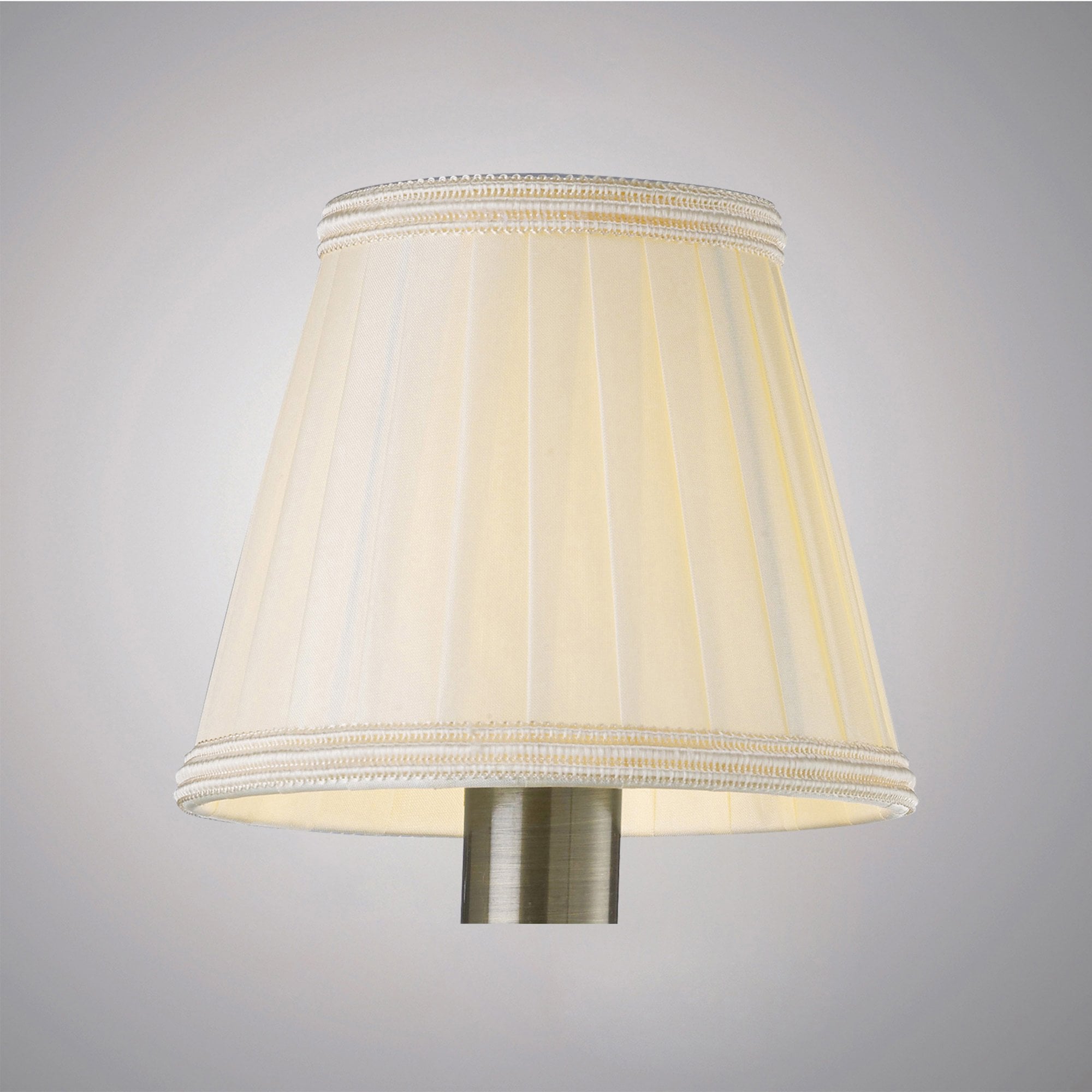 Diyas ILS31228 Willow Clip On Shade - Cream 8/13cm - Shade Only