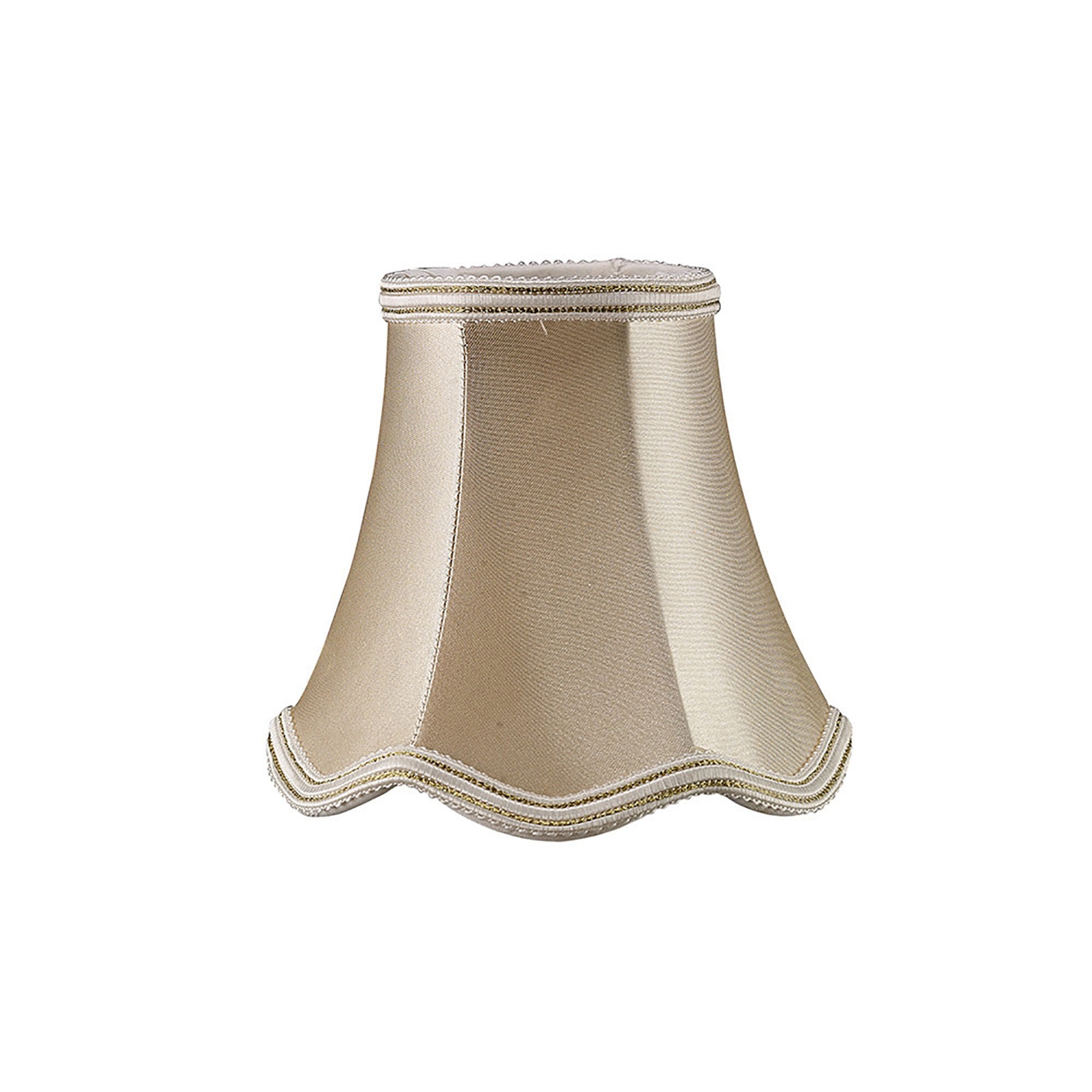 Diyas ILS10605 Onida Clip-On Fabric Shade - Cream 7/13cm - Shade Only