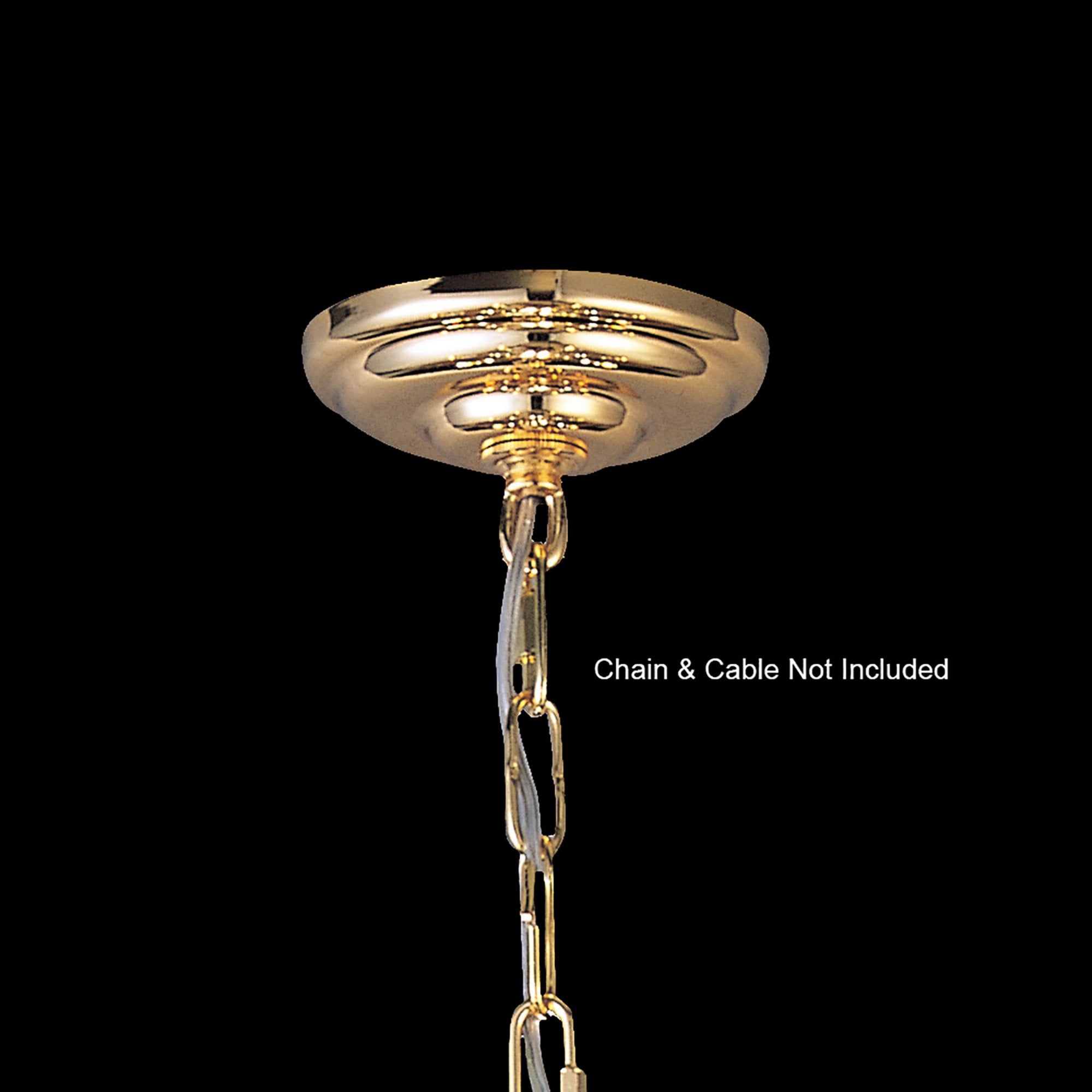 Diyas IL90002 Ceiling Plate And Bracket French Gold