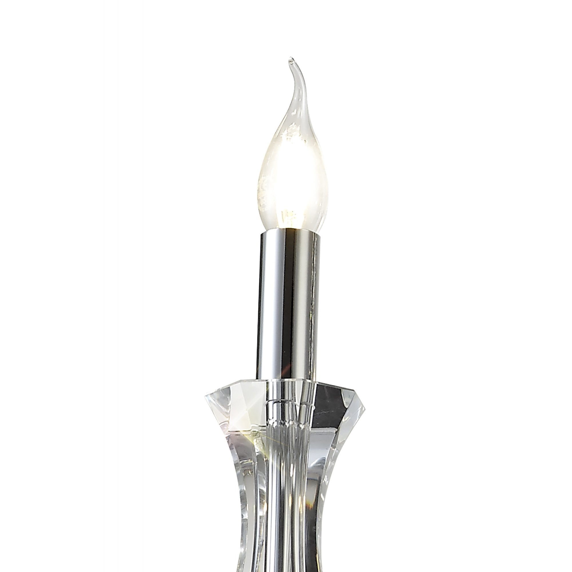 Diyas Armand Pendant 3 Light E14 - Polished Chrome/Crystal