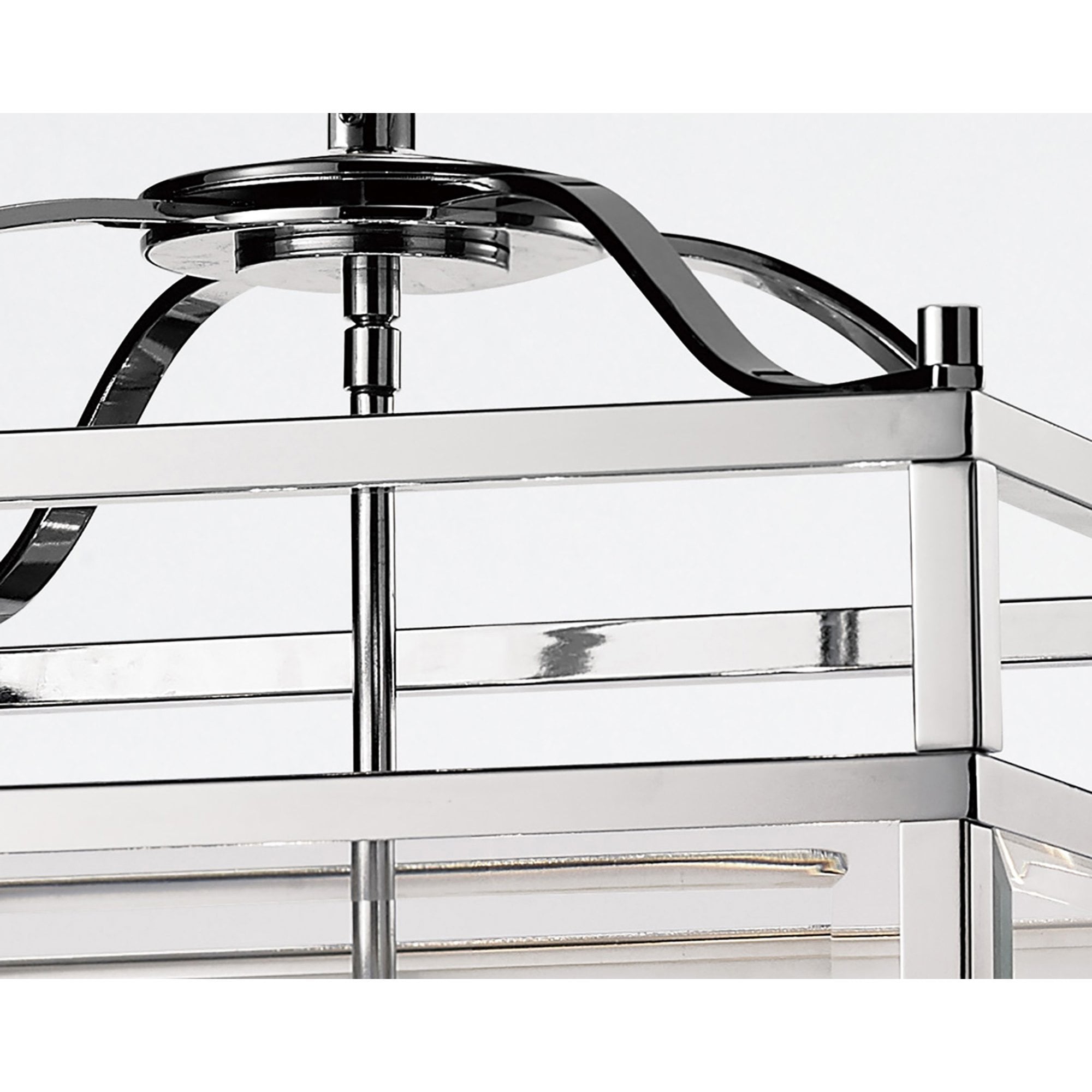 Diyas IL31105 Aston Pendant 12 Light Polished Chrome/Glass