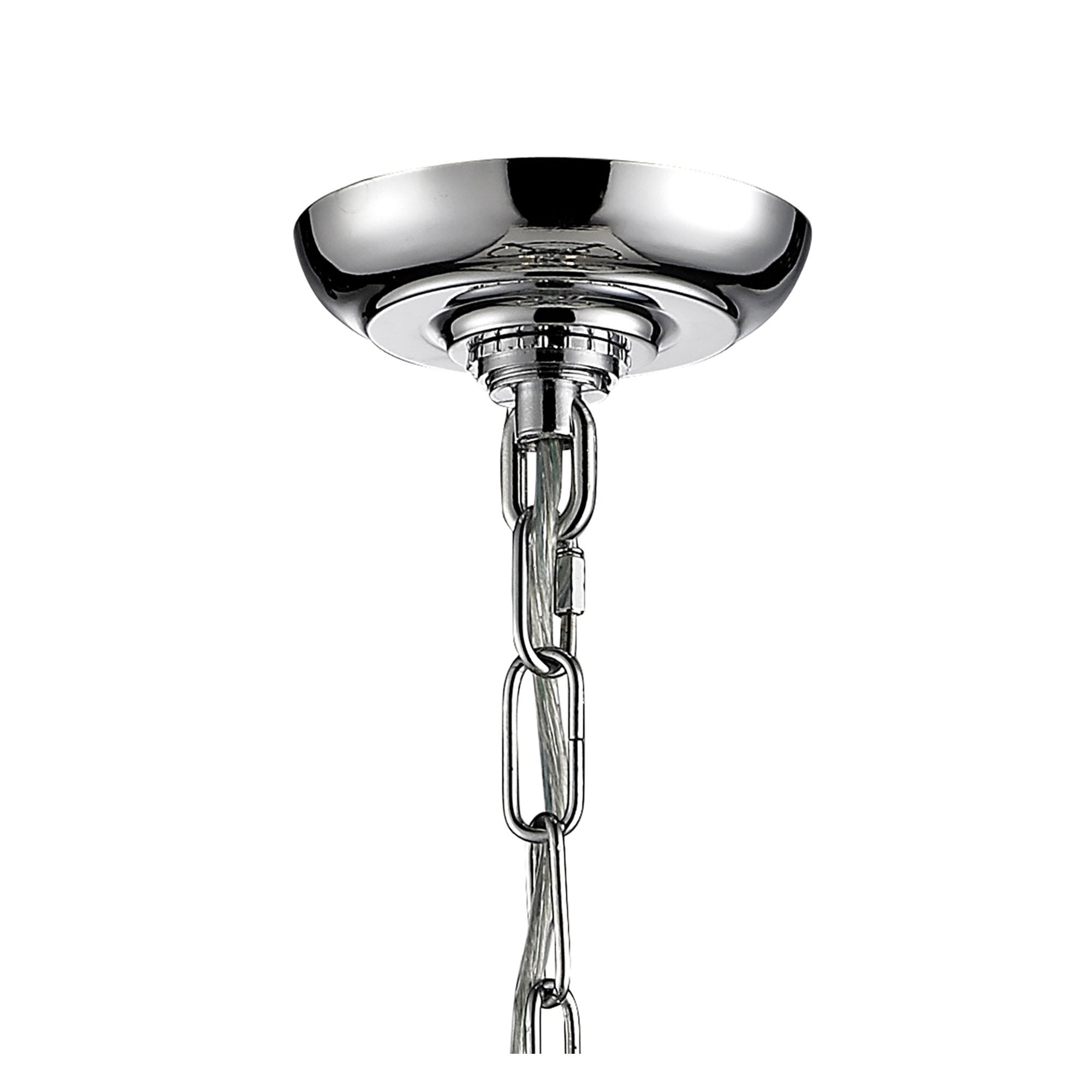 Diyas IL31083 Eaton Pendant 4 Light Polished Chrome/Glass