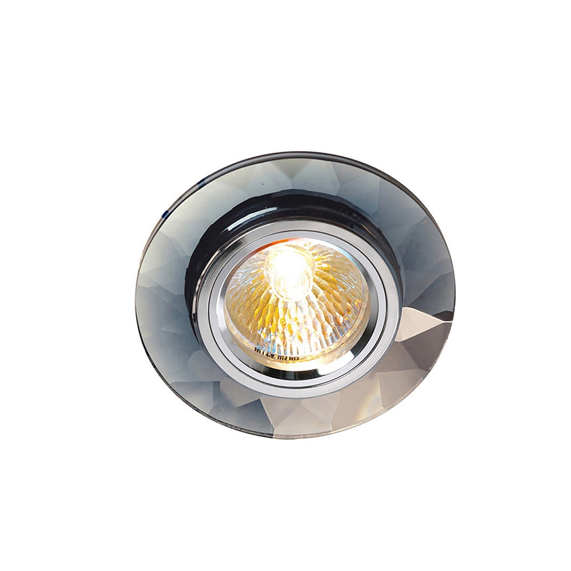 Diyas IL30816CH Crystal Downlight Chamfered Round Rim Only Clear,IL30800 Required To Complete The Item