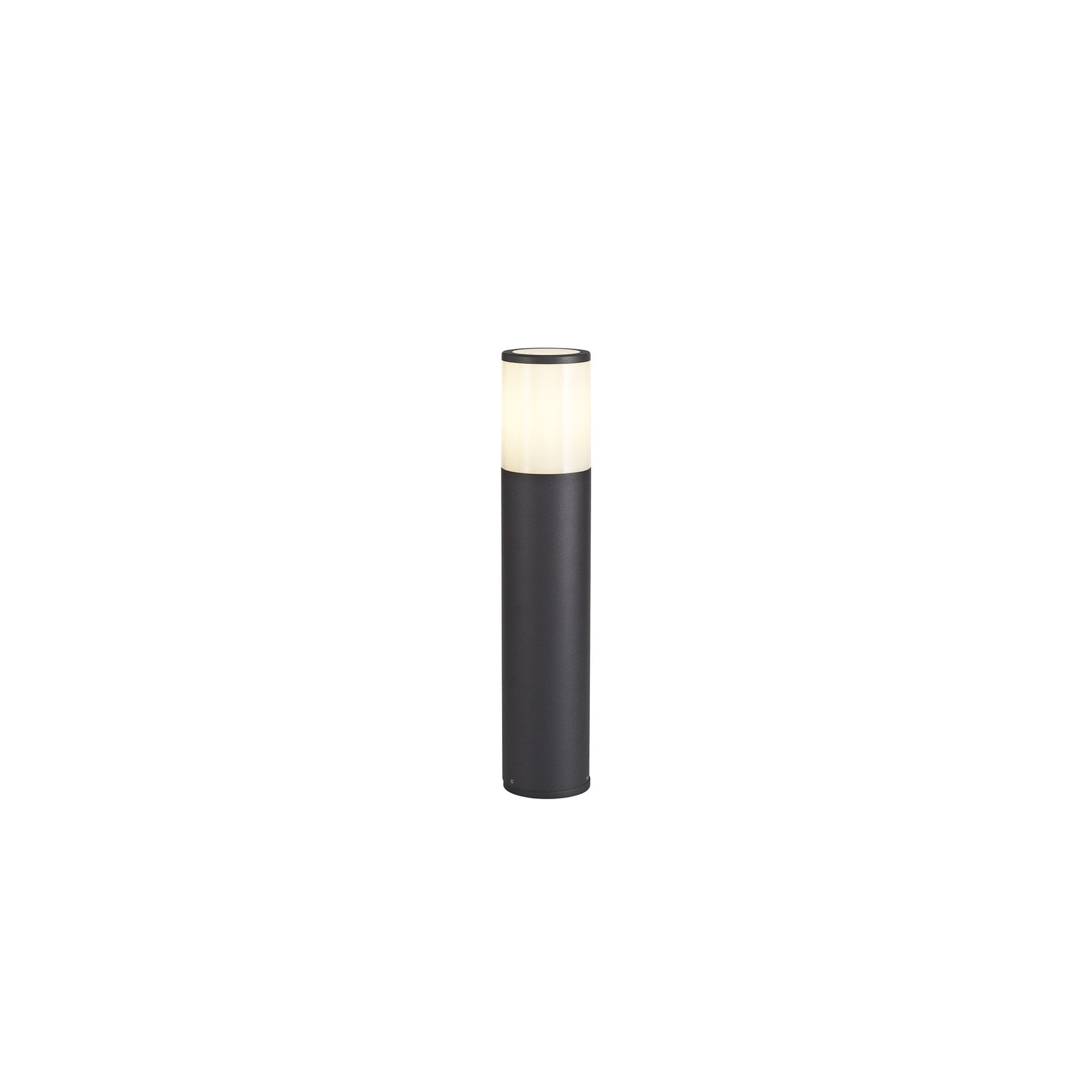 Fabula Harwater Single 45cm Post Lamp - Anthracite & Opal PC - IP54