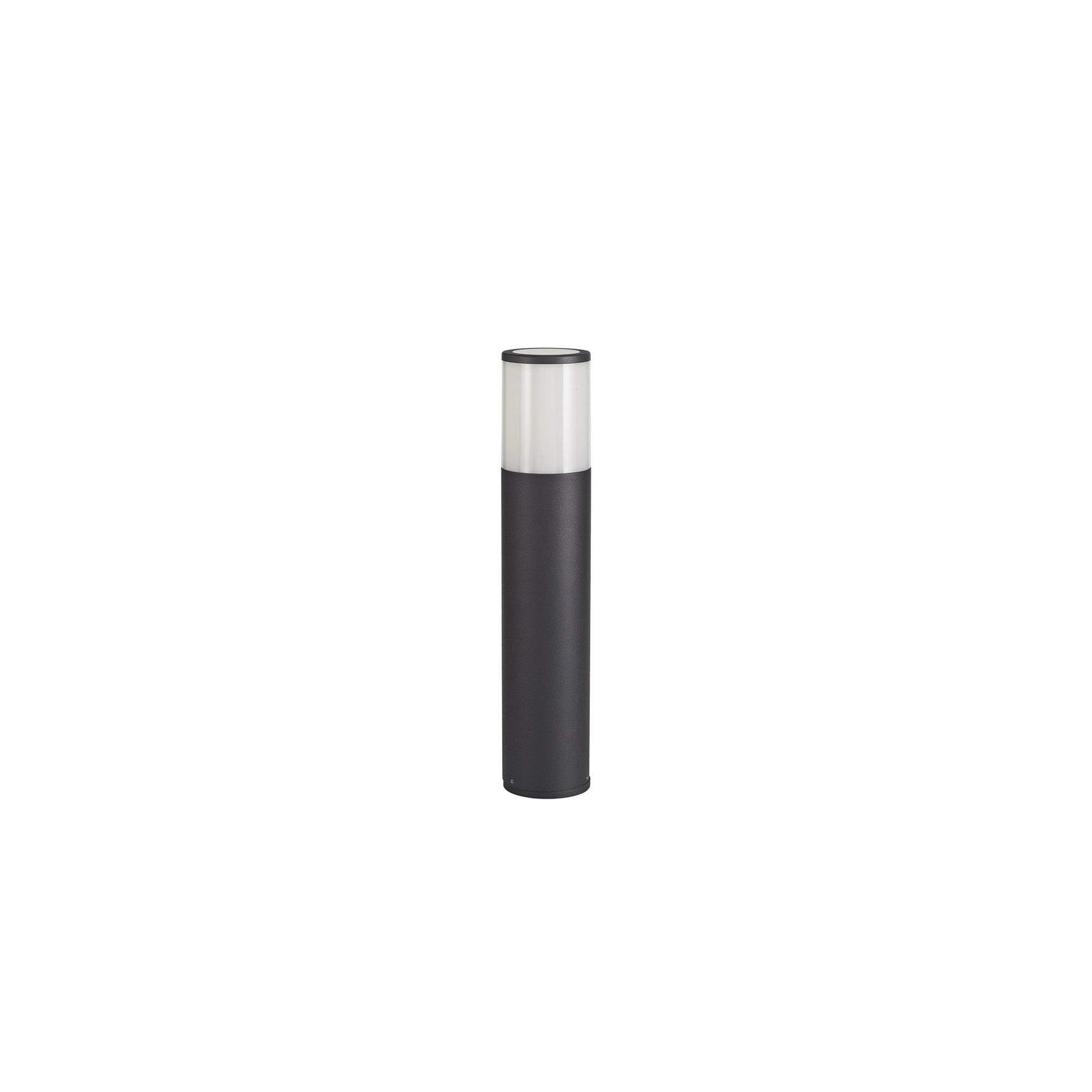 Fabula Harwater Single 45cm Post Lamp - Anthracite & Opal PC - IP54