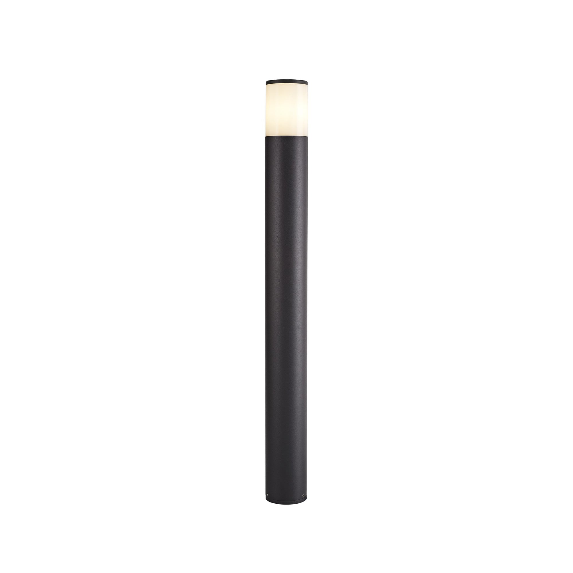 Fabula Harwater Single 90cm Post Lamp - Anthracite & Opal PC - IP54