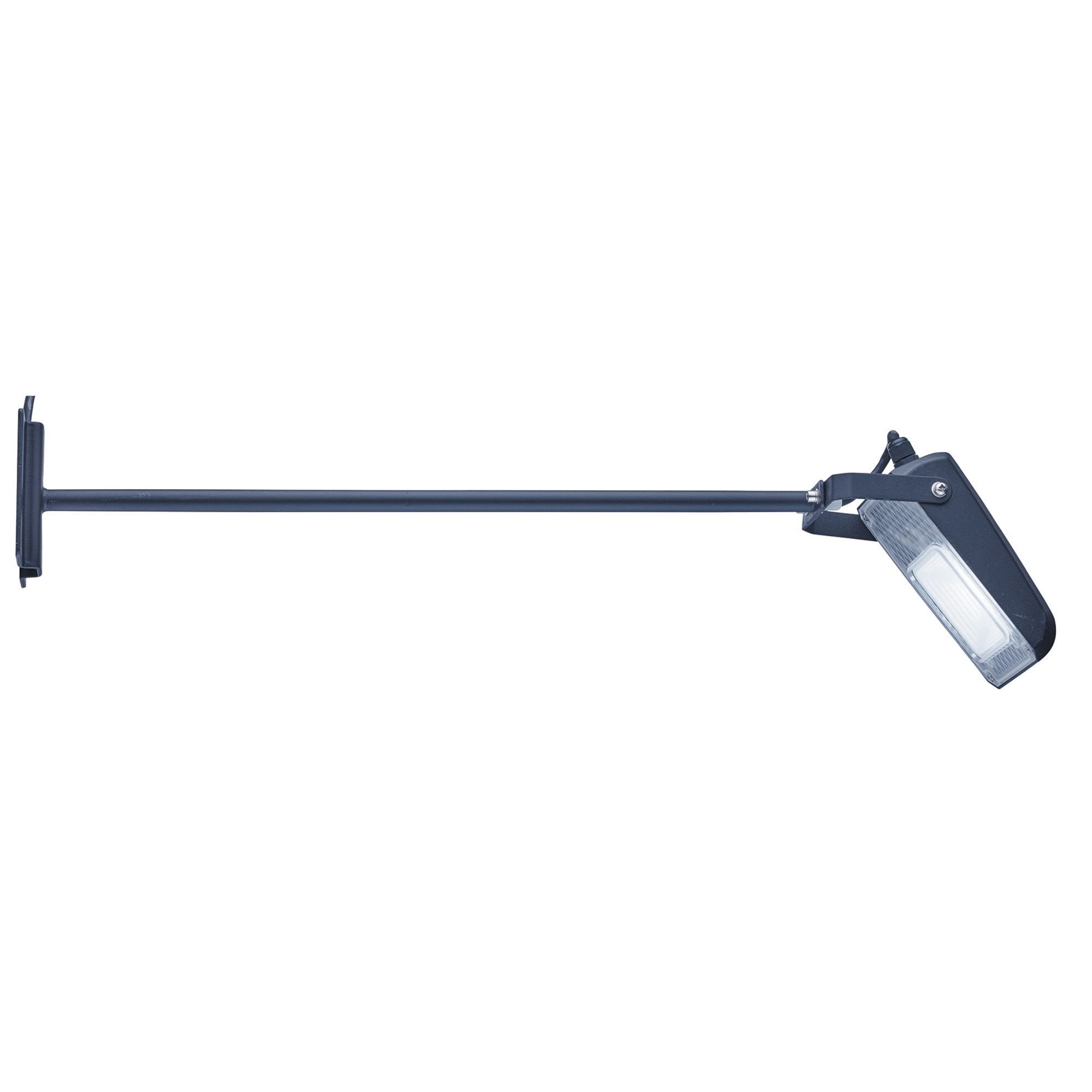 Searchlight Portland LED Outdoor Wall Light - Black with Clear Diffuser - IP65