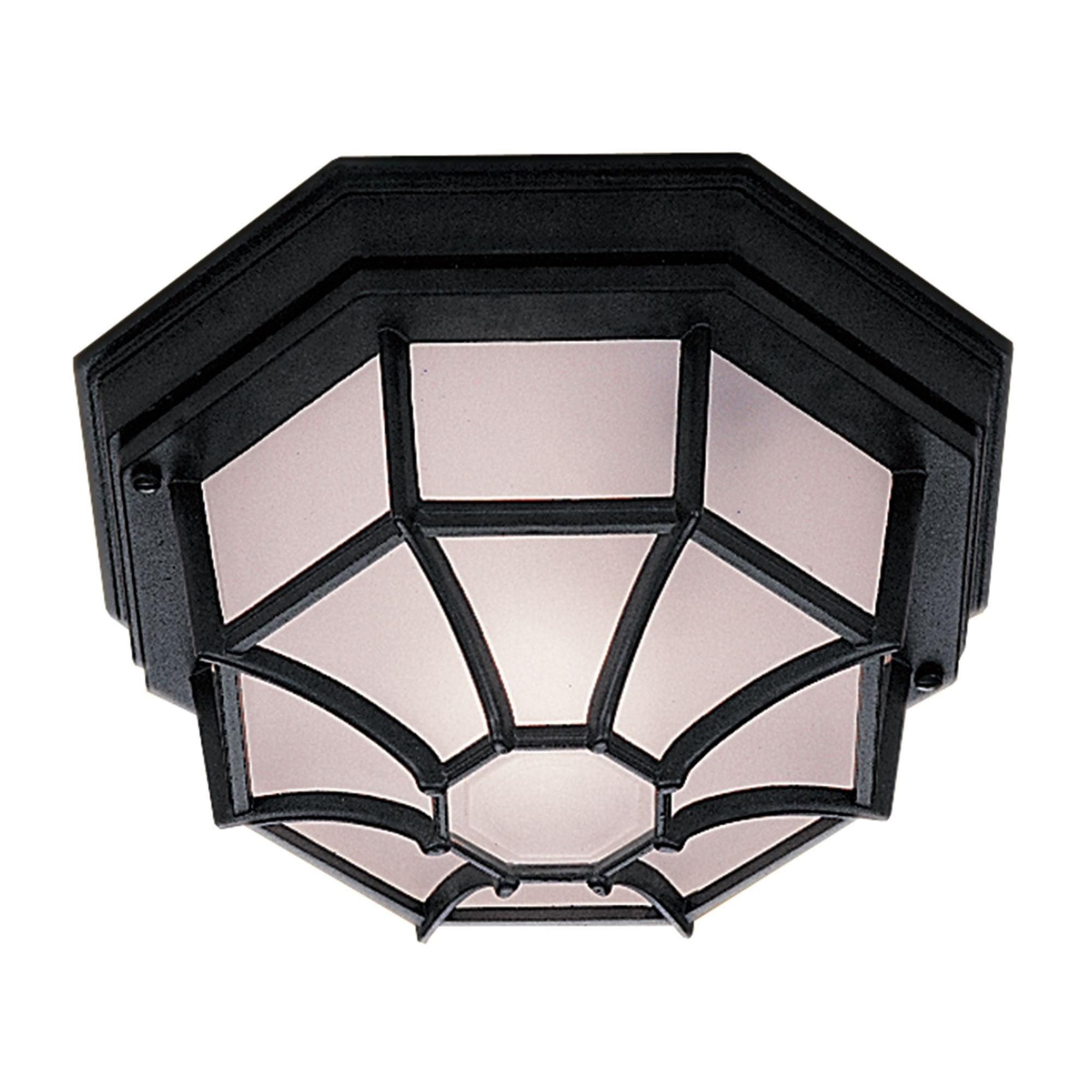 Searchlight Verona Flush Outdoor Light - Aluminium & Glass - IP44