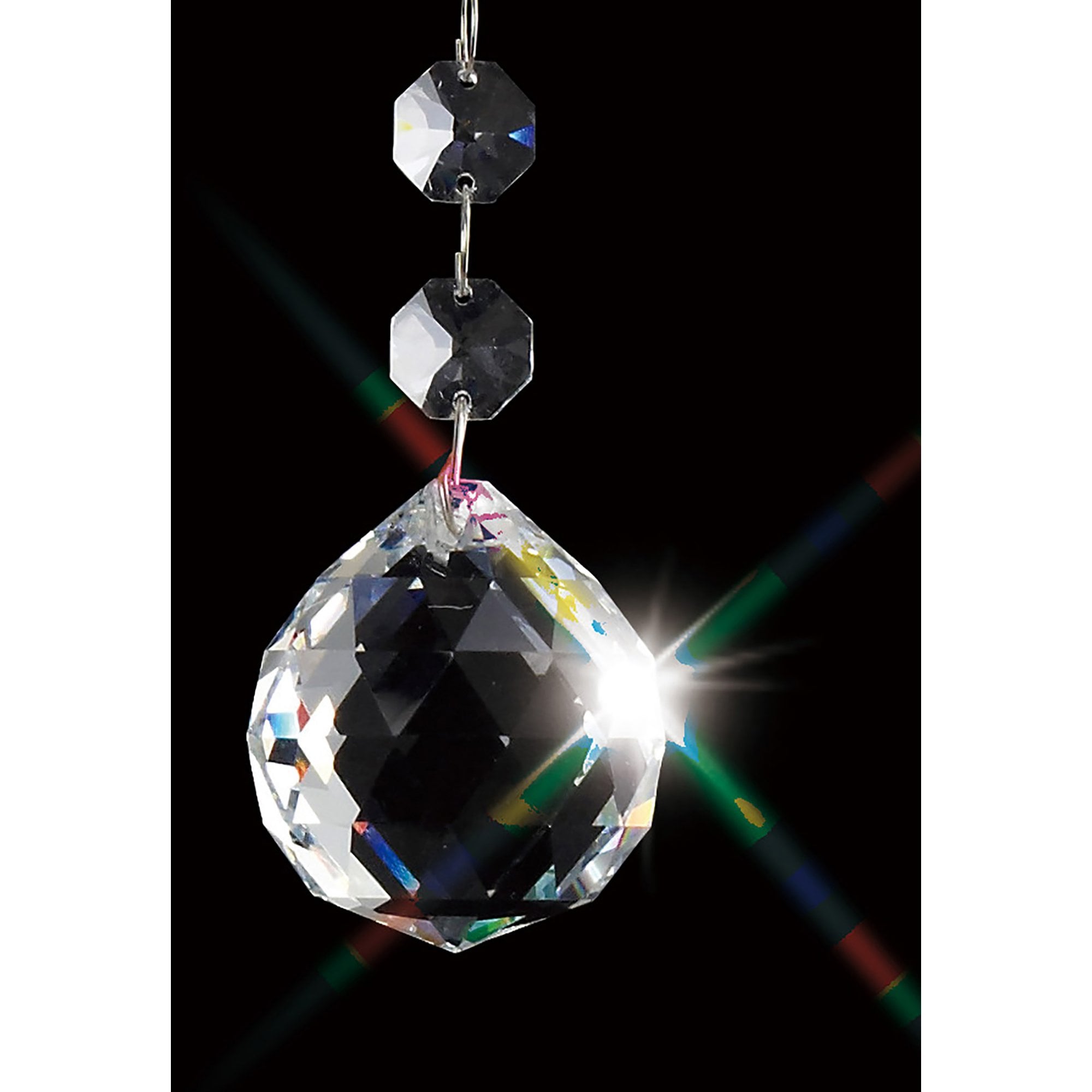 Diyas IL30111 Bianco Wall Light Switched 1 Light Polished Chrome/Crystal