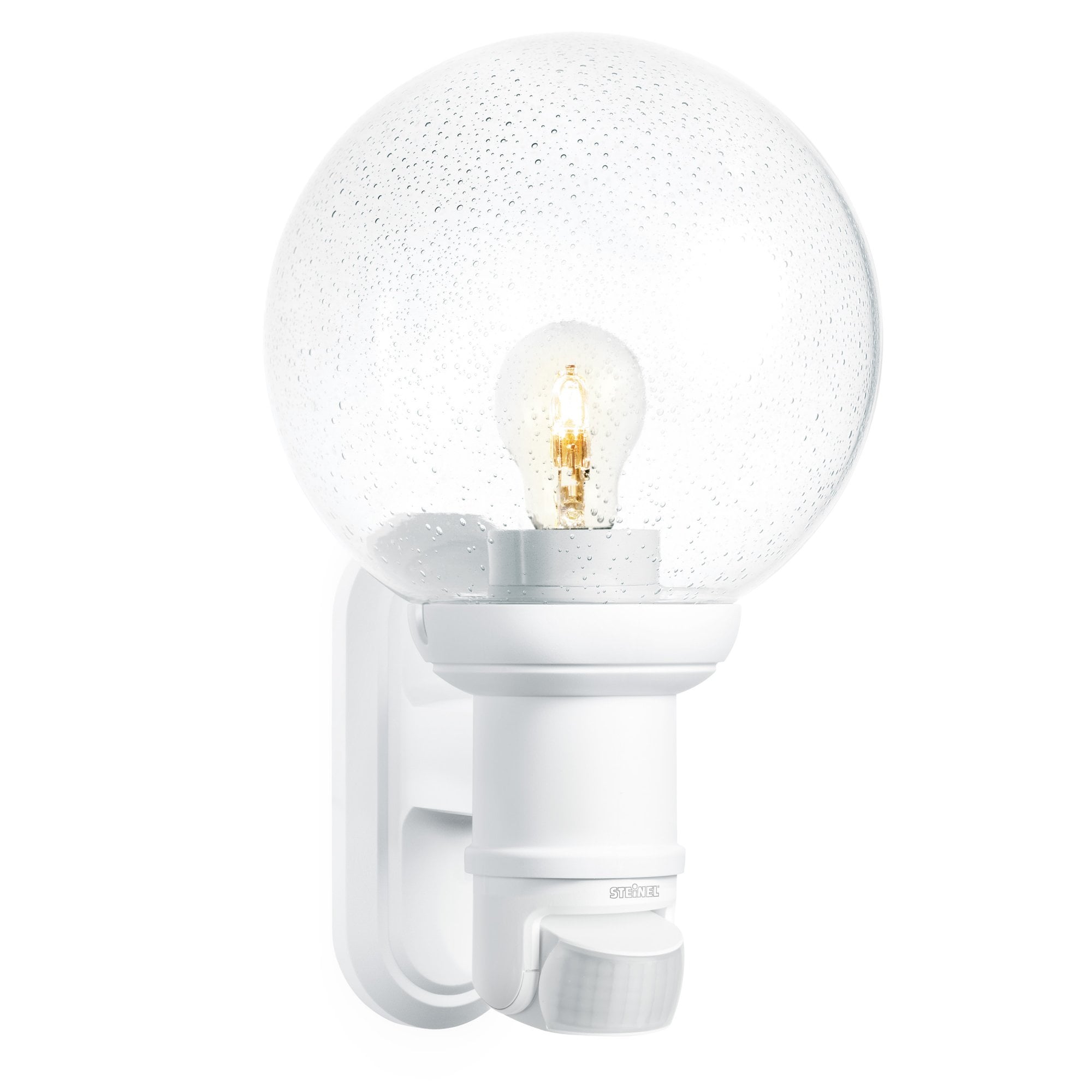 Steinel L 560 S Classic Globe Wall light with 140 degree PIR - White