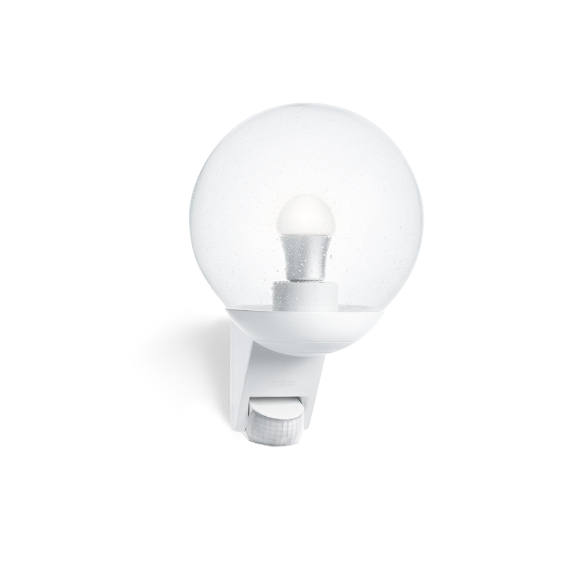 Steinel L 585 S Classic Globe Wall light with 180 degree PIR White