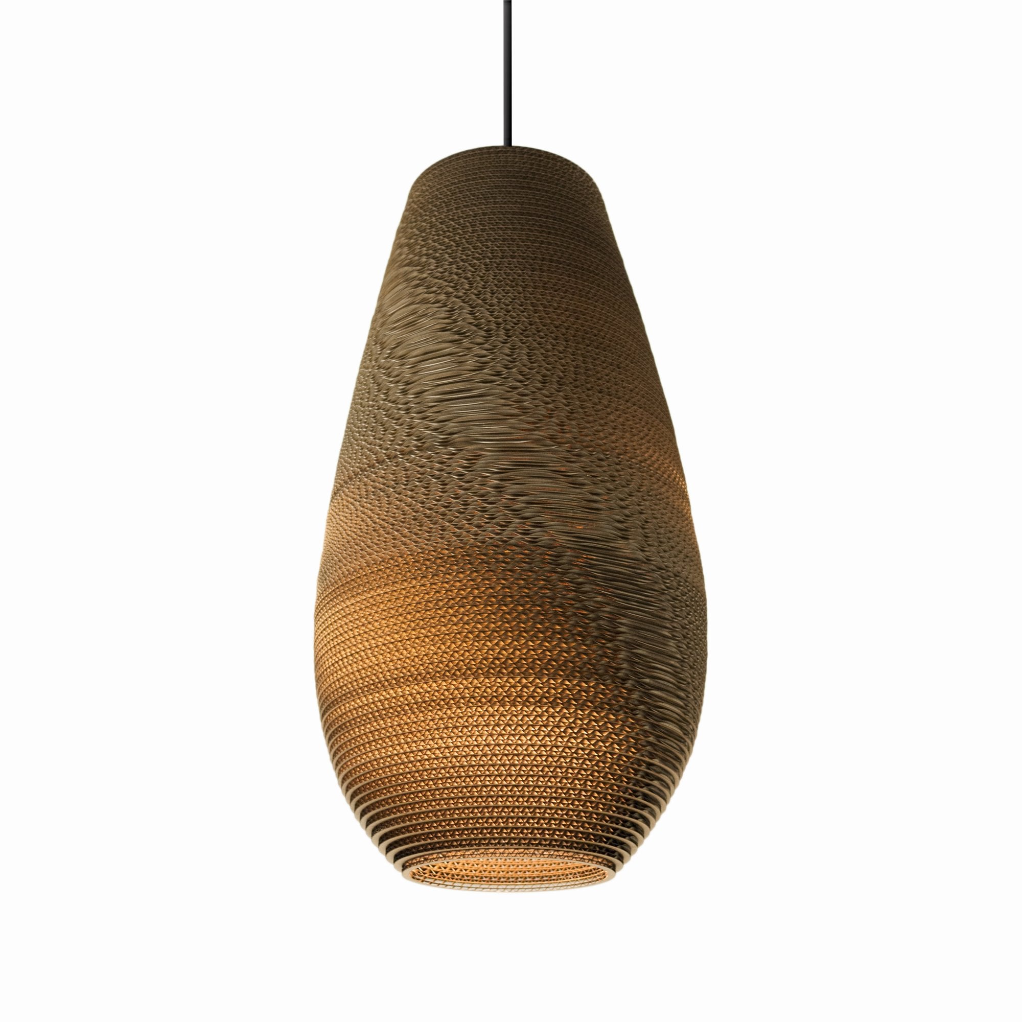 Graypants Scraplights Drop 26 Pendant - Natural - 36cm Diameter