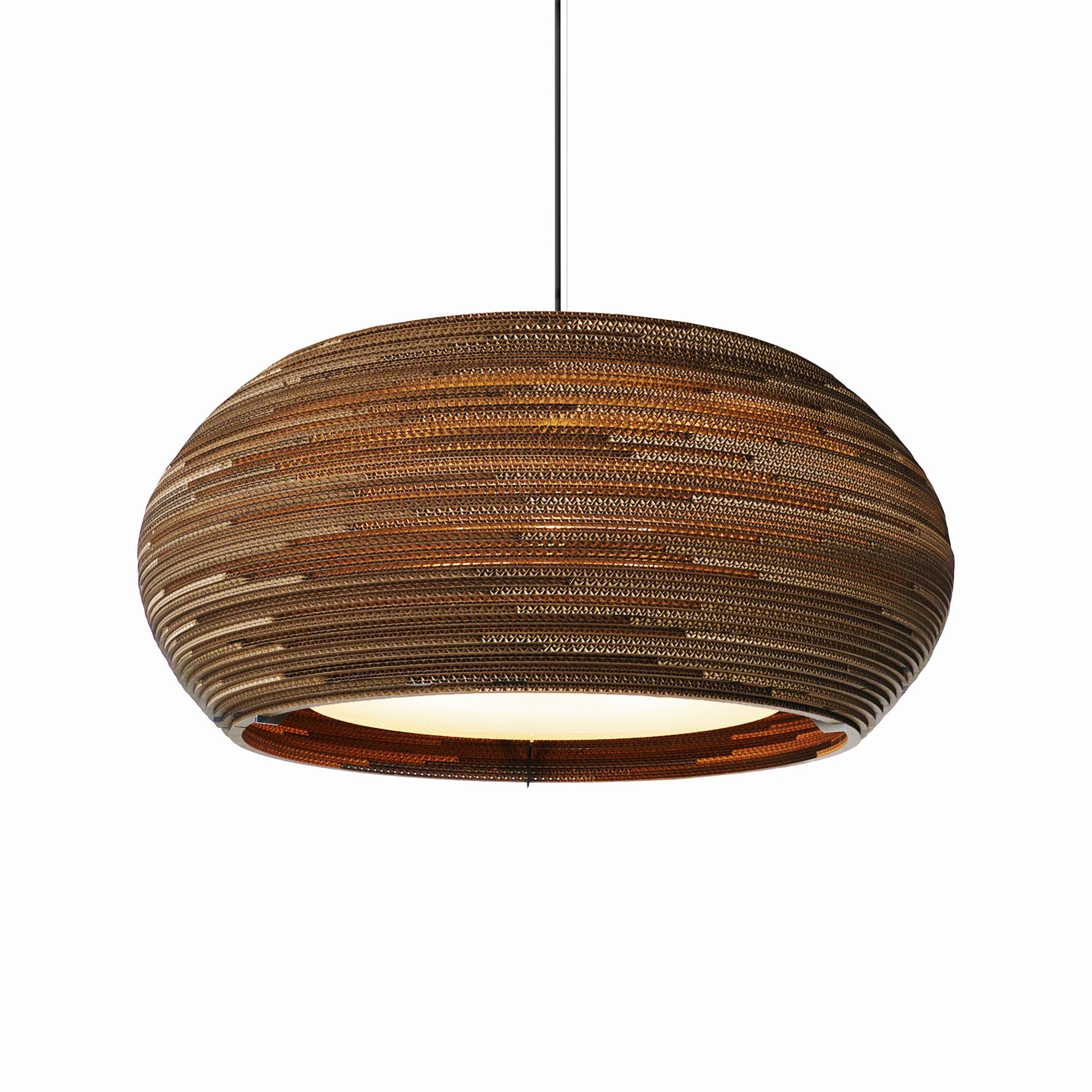 Graypants Scraplights Ohio 32 Pendant with Glass Diffuser - Natural - 82cm Diameter