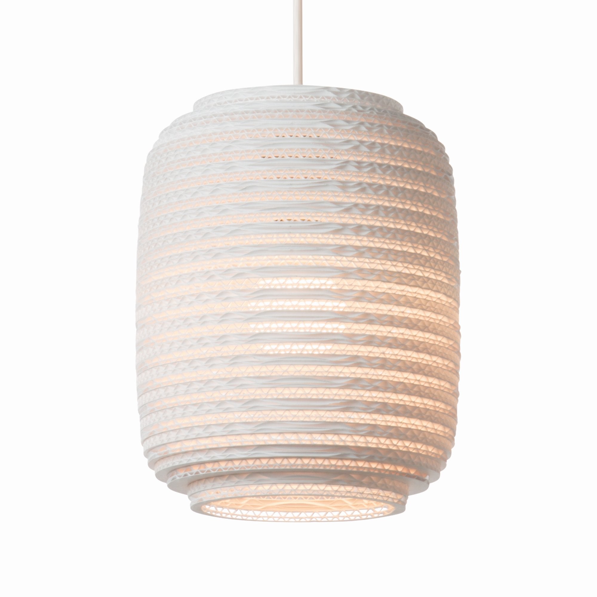 Graypants Scraplights Ausi 8 Pendant - White - 19cm Diameter