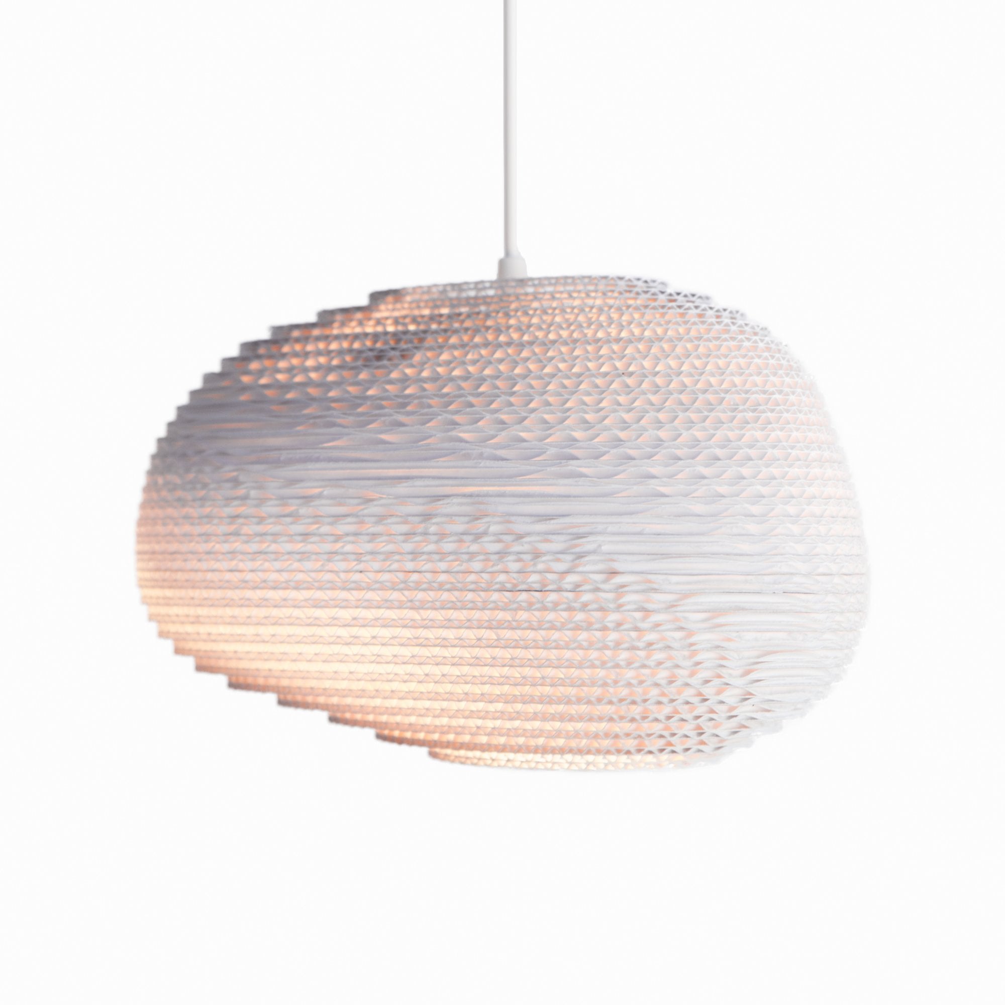 Graypants Scraplights Alki Pendant - White - 32cm Diameter