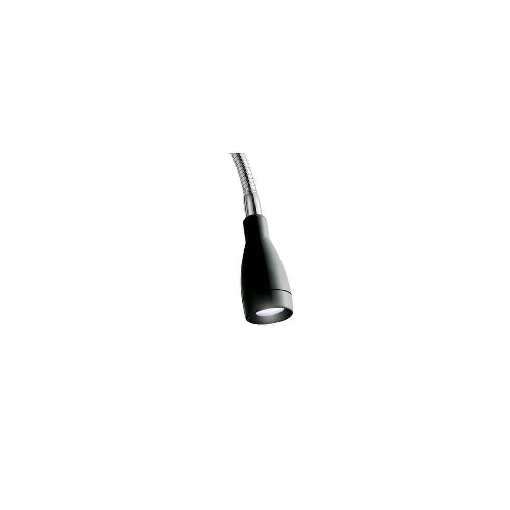 Searchlight Fenton Wall LED Adjustable Wall Light - Black & Chrome