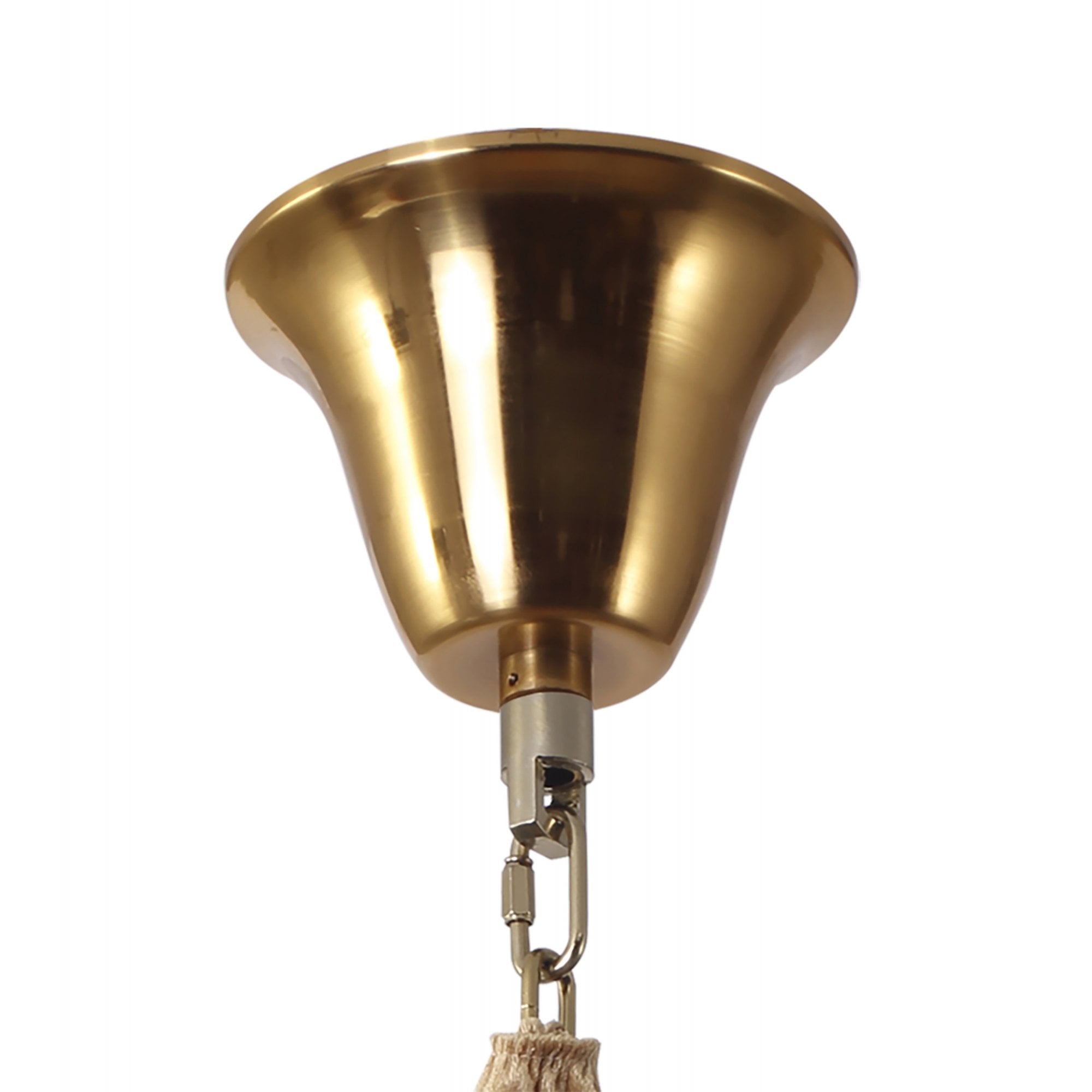 Fabula Cedar 31 Light Pendant - Brass & Clear Sculpted Glass