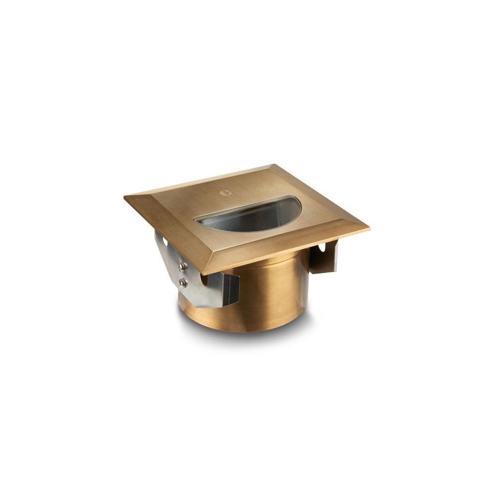 Collingwood WL342 Asymmetric Step Light - Antique Brass - Straight to Mains