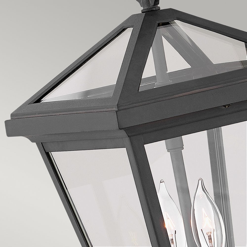 Quintiesse Alford Place 2 Light Small Wall Lantern - Museum Black