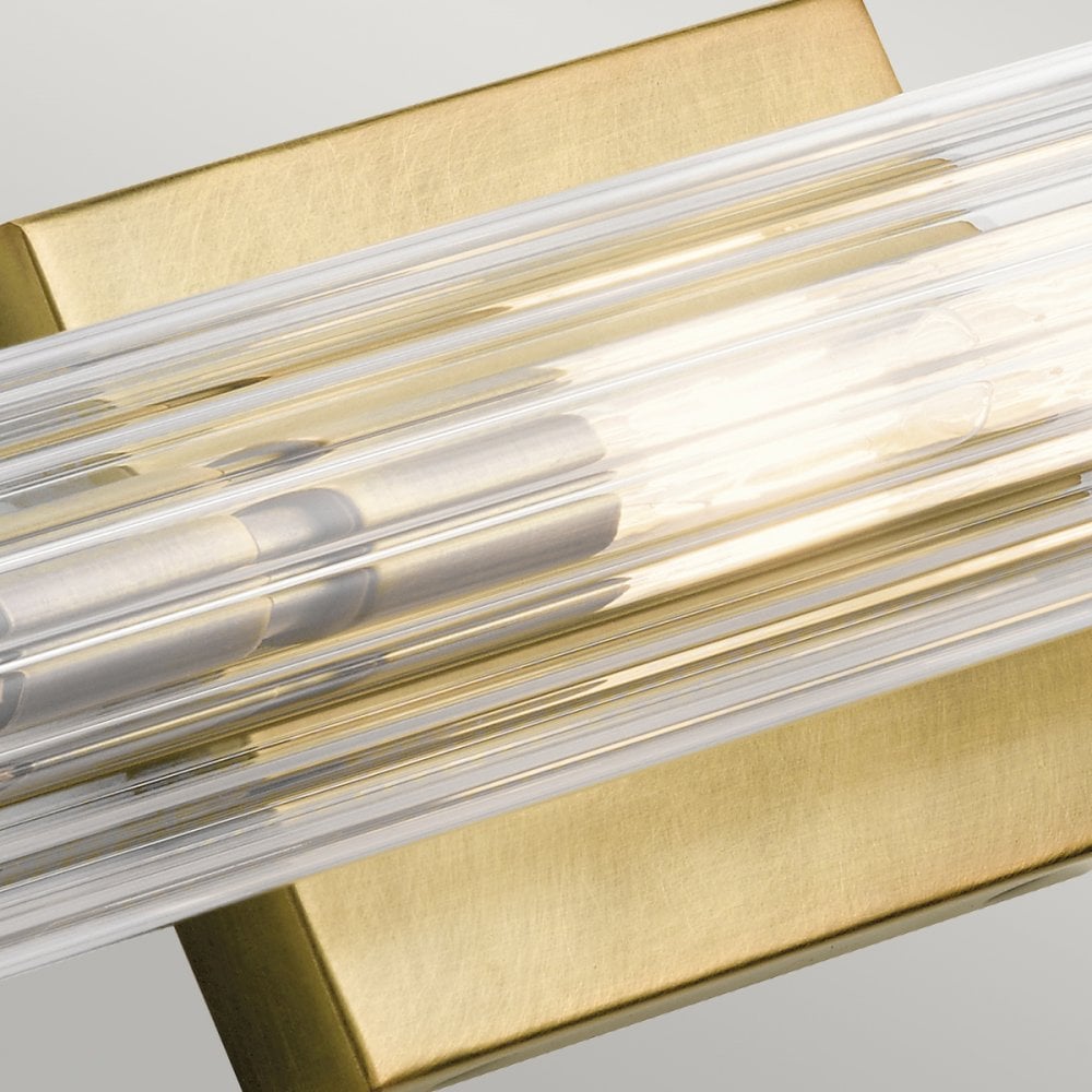 Quintiesse Azores 4 Light Bathroom Wall Light - Natural Brass