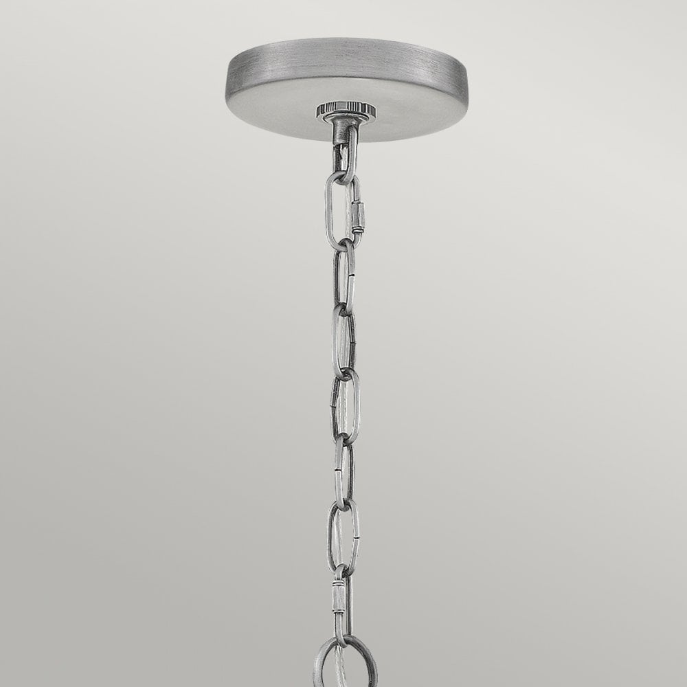 Quintiesse Booker Single Small Chain Lantern - Aluminium
