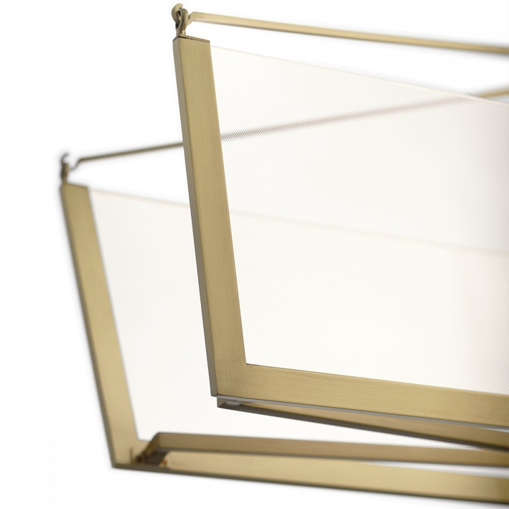 Quintiesse Calters LED Isle Pendant - Campagne Gold