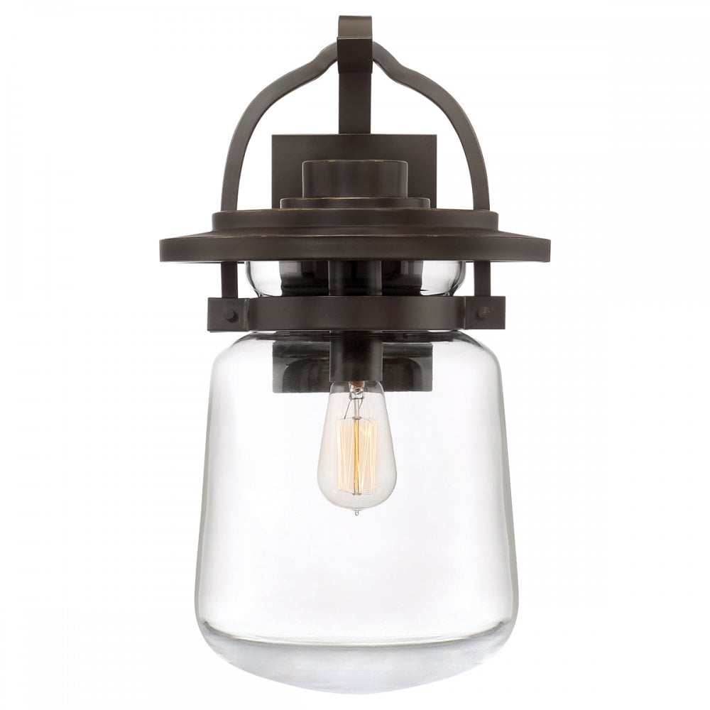 Quintiesse Lasalle Single Large Wall Lantern - Western Bronze