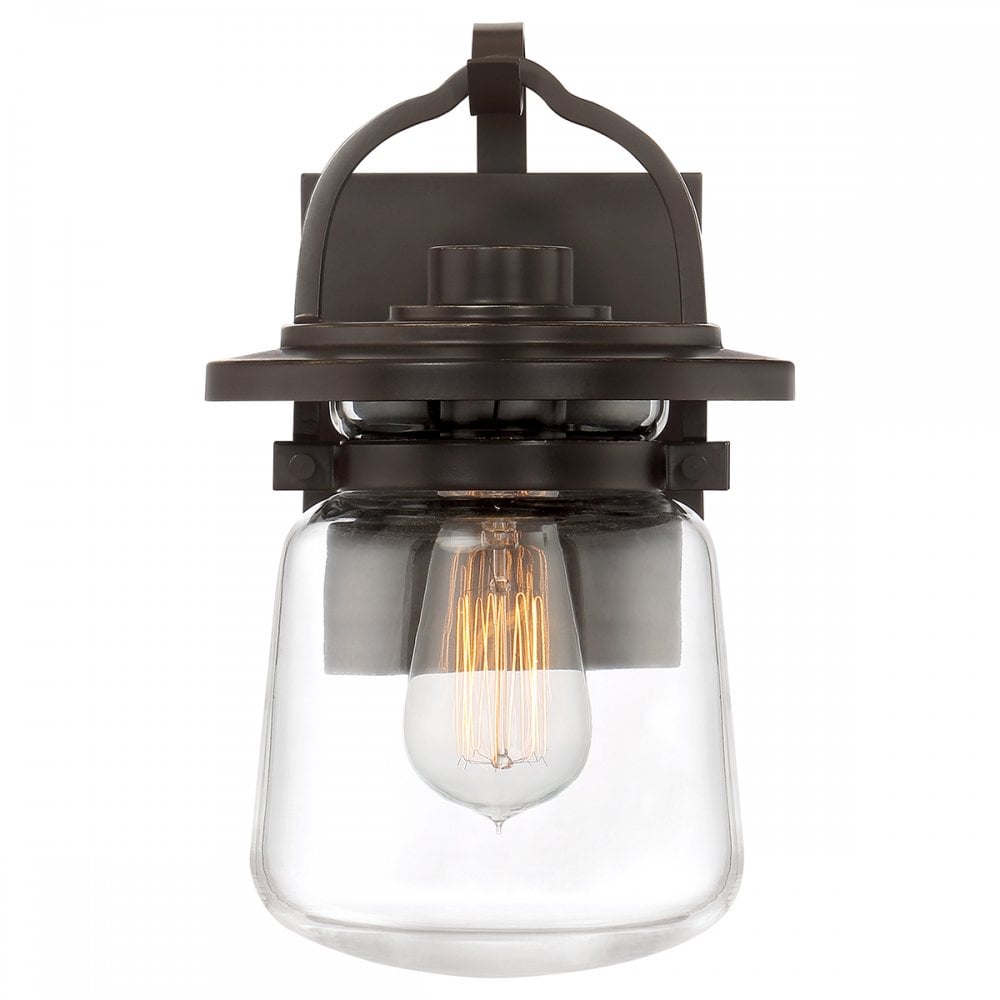 Quintiesse Lasalle Single Small Wall Lantern - Western Bronze