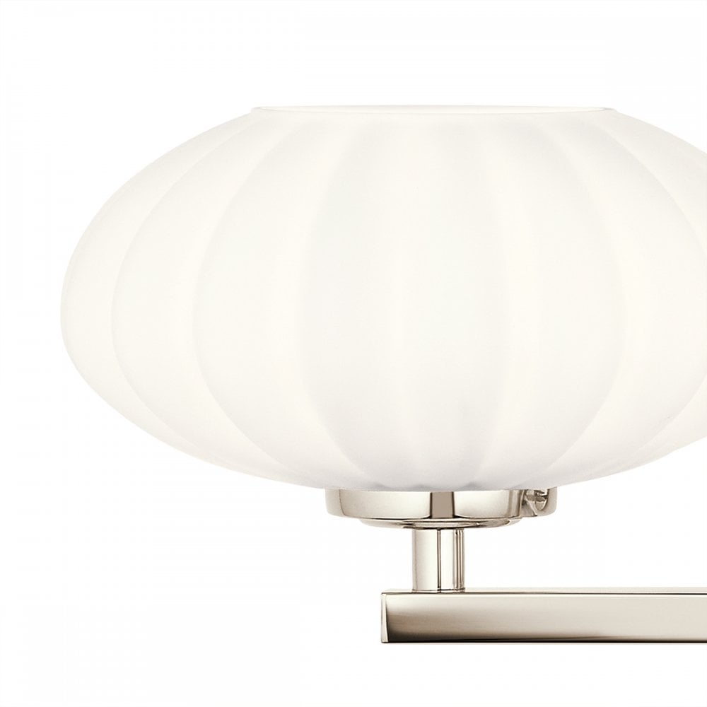 Quintiesse Pim 3 Light Bathroom Wall Light - Polished Chrome
