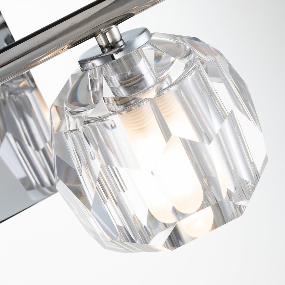 Quintiesse Regalia 2 Light Bathroom Wall Light - Polished Chrome