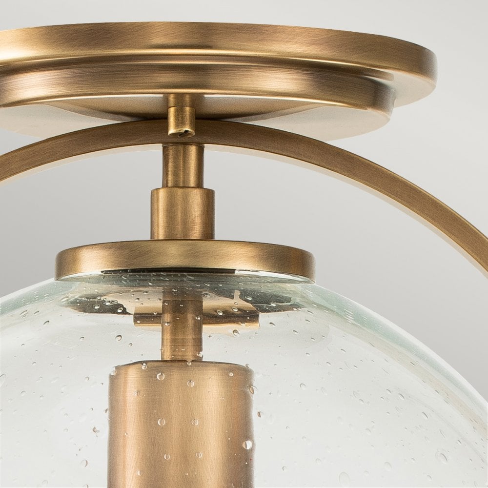 Quintiesse Somerset Single Flush Fitting - Clear - Heritage Brass