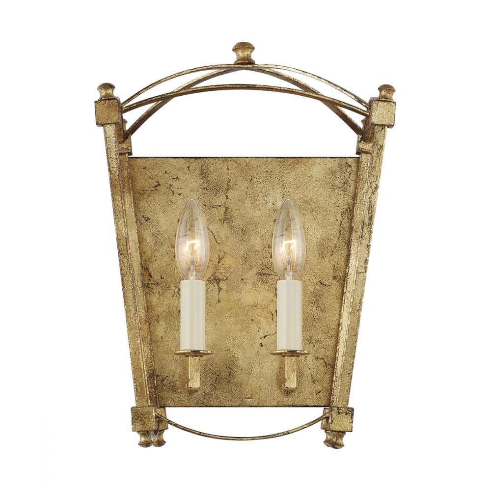 Quintiesse Thayer 2 Light Wall Light - Antique Gild