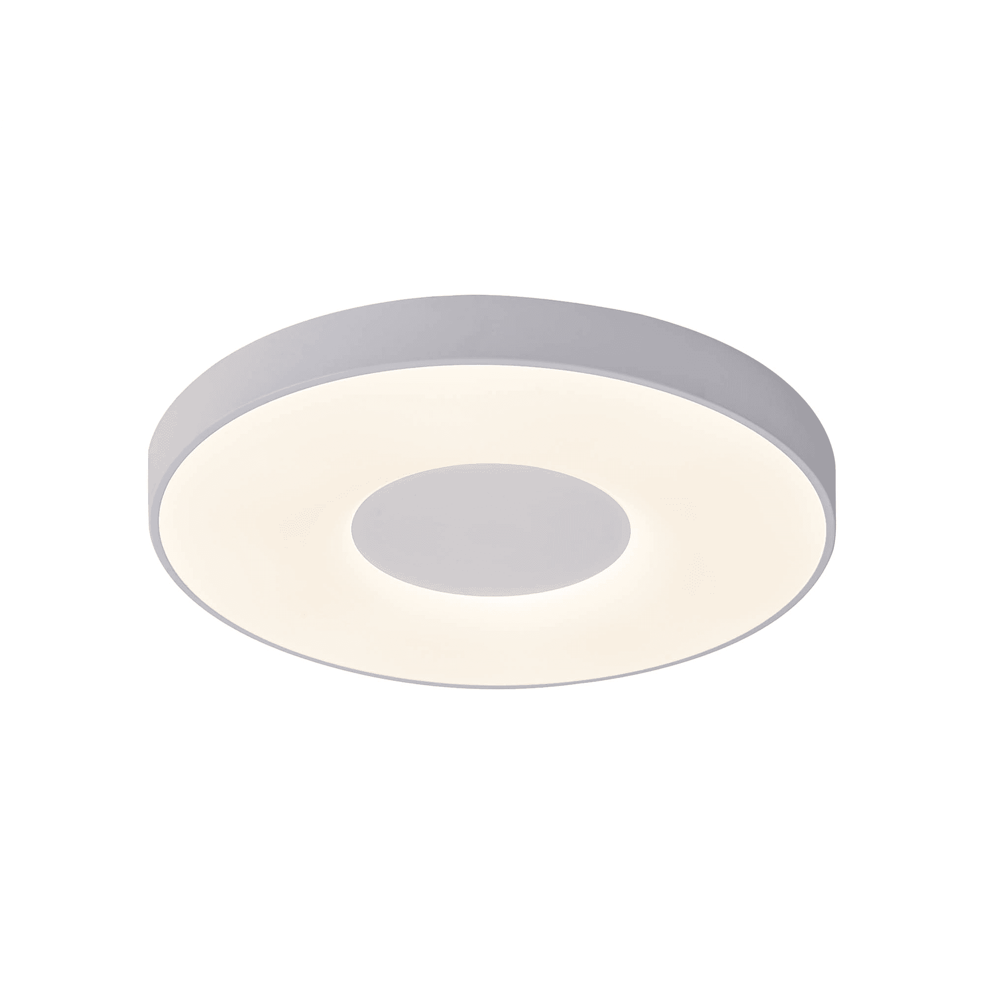 Mantra Coin Round White LED Ceiling Light With Remote Control - 2700K-5000K