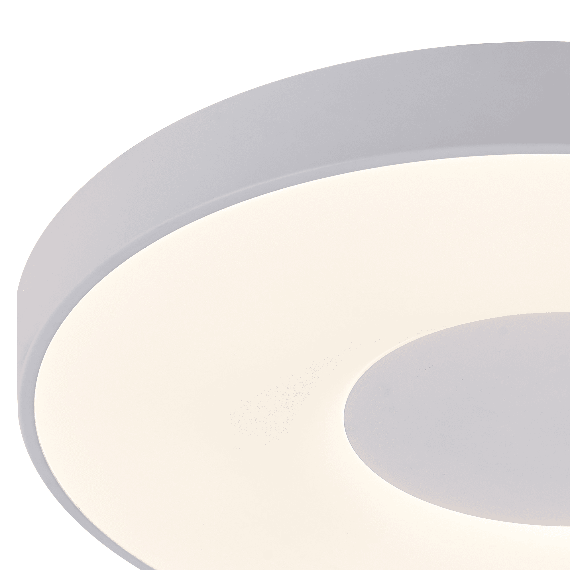 Mantra Coin Round White LED Ceiling Light With Remote Control - 2700K-5000K
