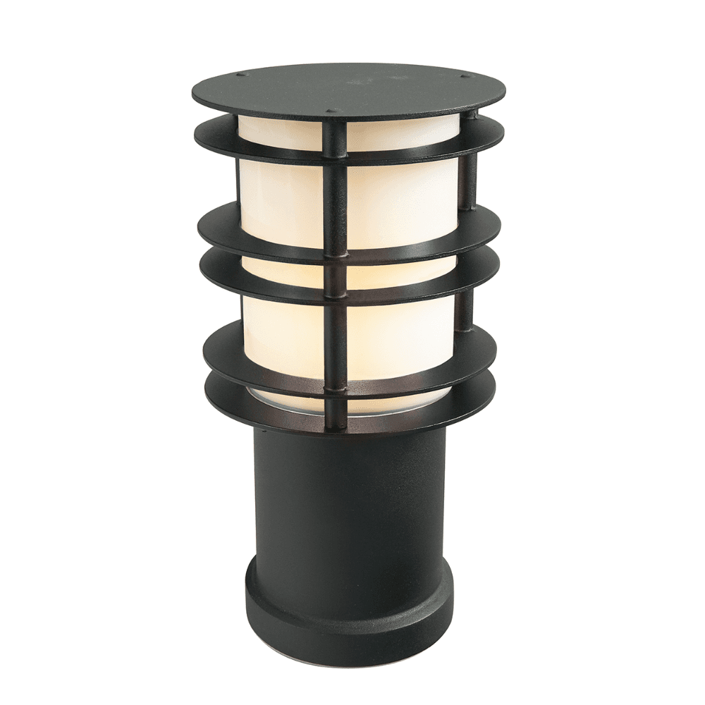 Norlys Stockholm 1 Light Small Bollard - Black