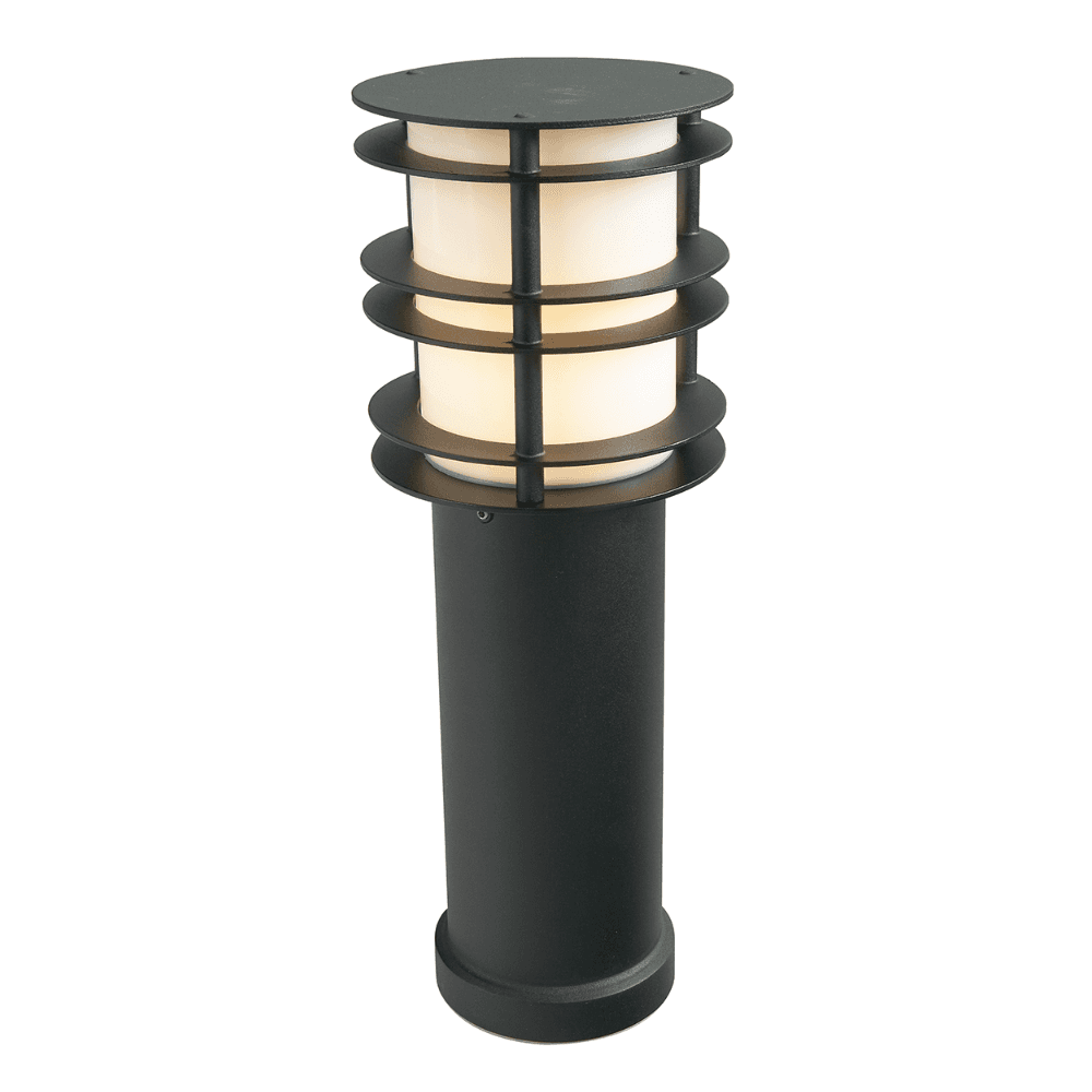 Norlys Stockholm 1 Light Medium Bollard - Black