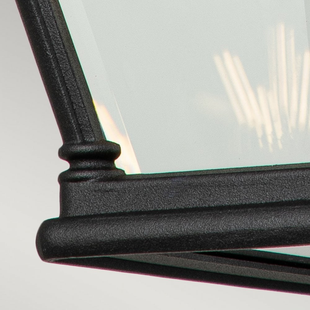 Elstead Bayview Single Large Wall Lantern - Black