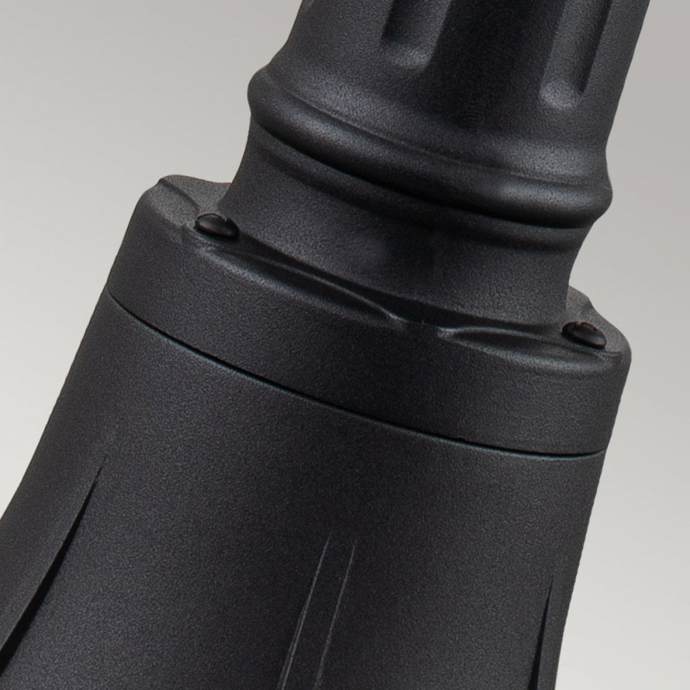 Elstead Bayview Single Medium Pillar Lantern - Black